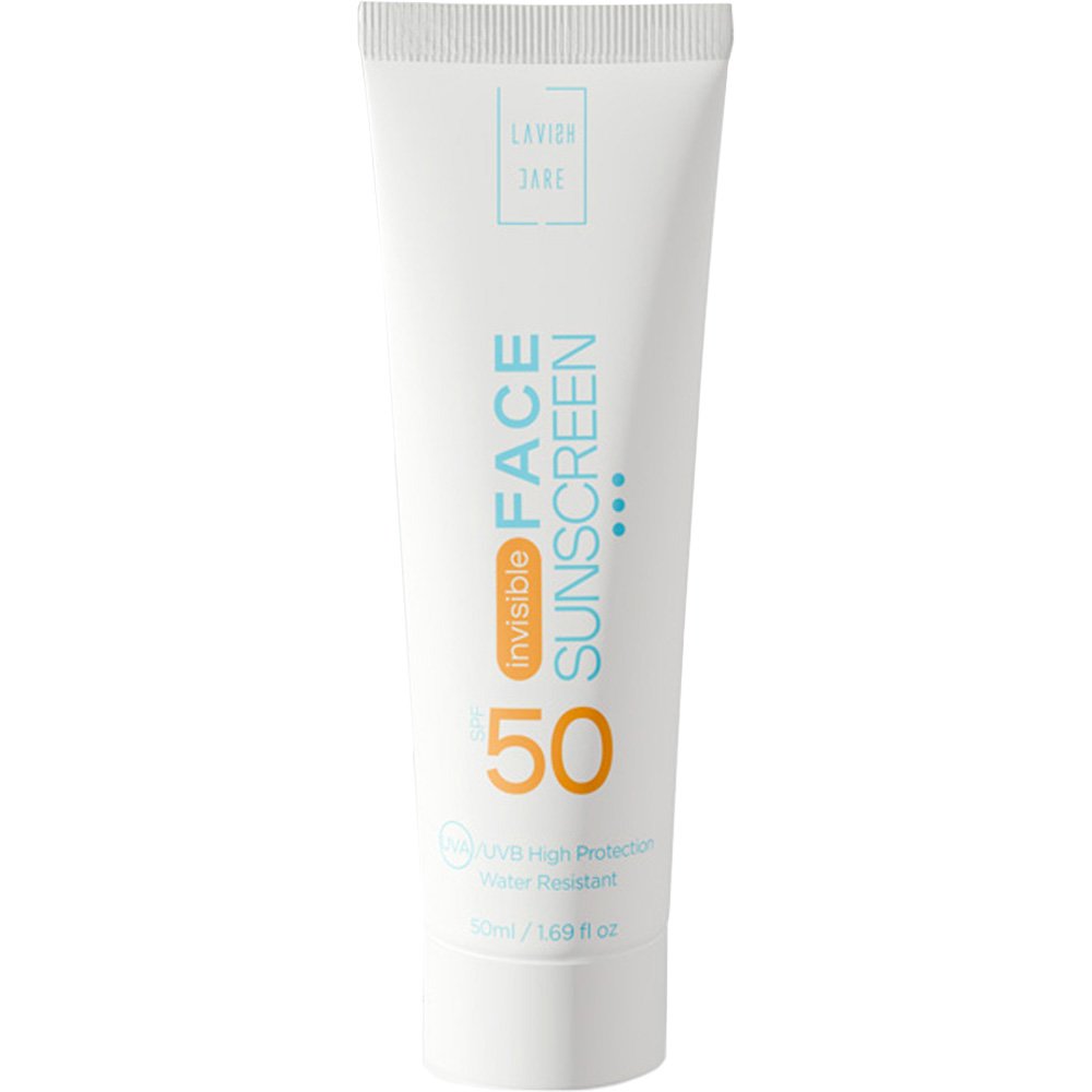 Lavish Care Invisible Face Sunscreen Spf50 Αντηλιακό Προσώπου Υψηλής Προστασίας με Διάφανο Τελείωμα 50ml