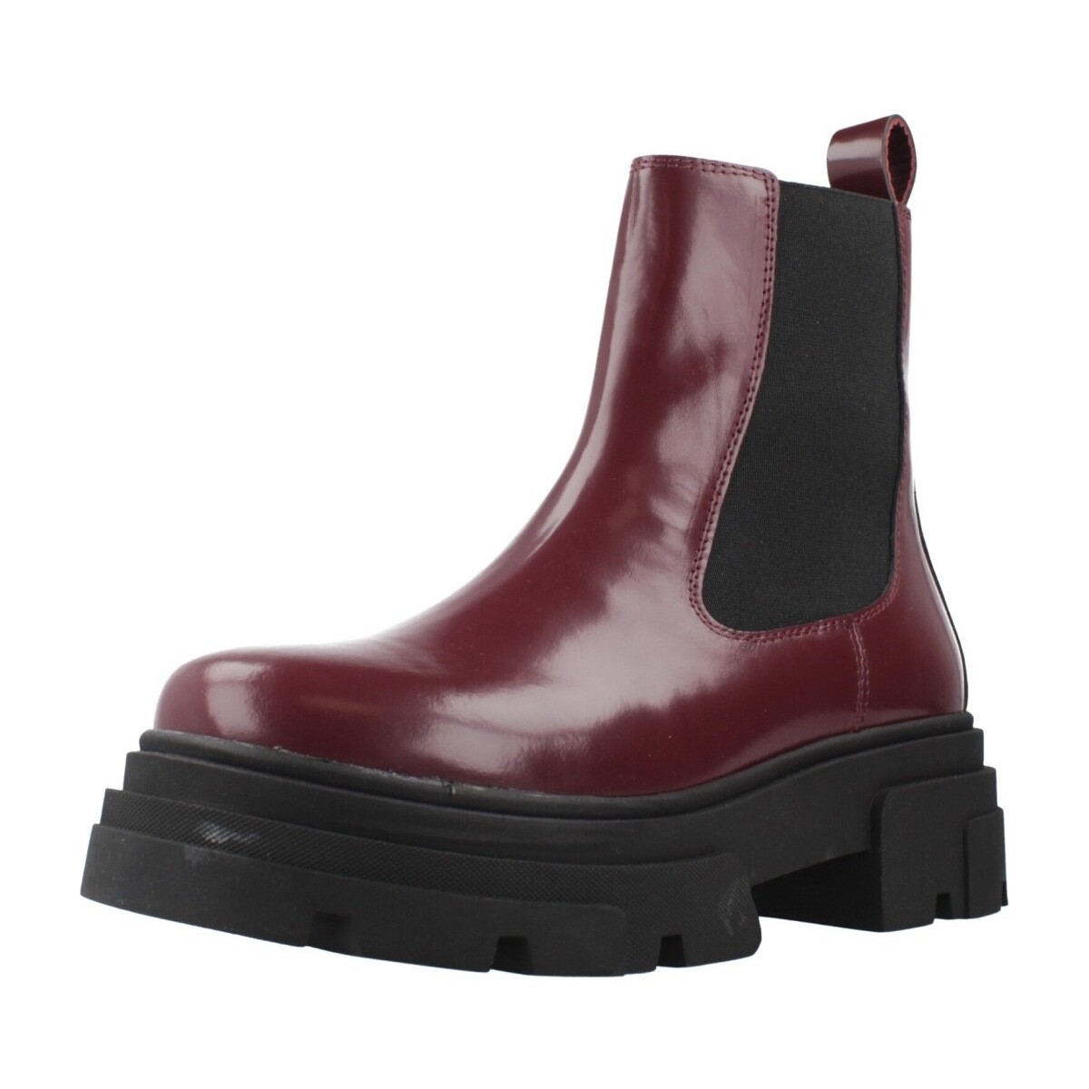 Μποτίνια Tommy Hilfiger TH SHINY LEATHER CHELSEA