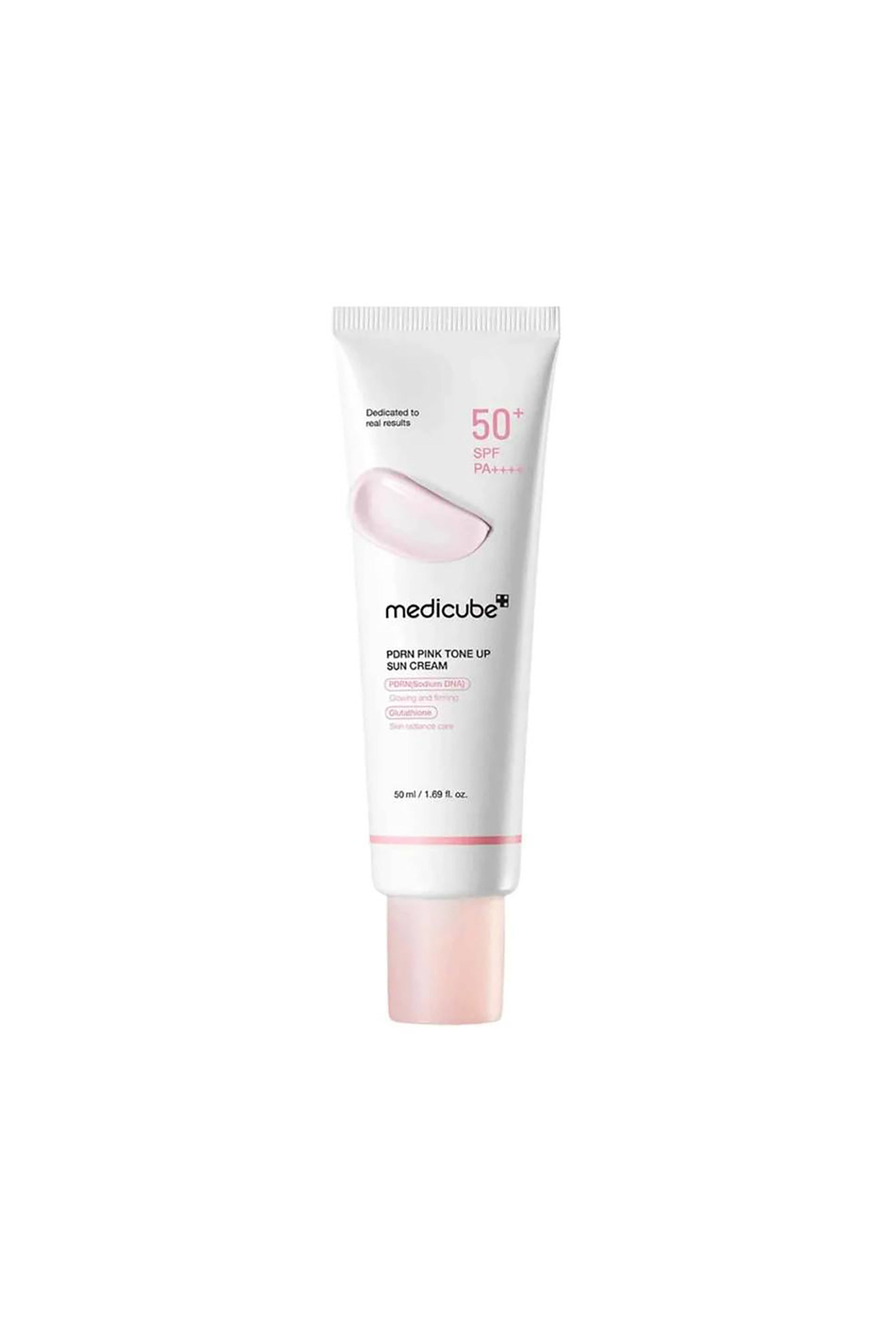 Medicube PDRN Pink Tone Up Sun Cream SPF 50+ Pa++++ - Αντηλιακό Για Λάμψη Και Μείωση Λεπτών Γραμμών 50 ml