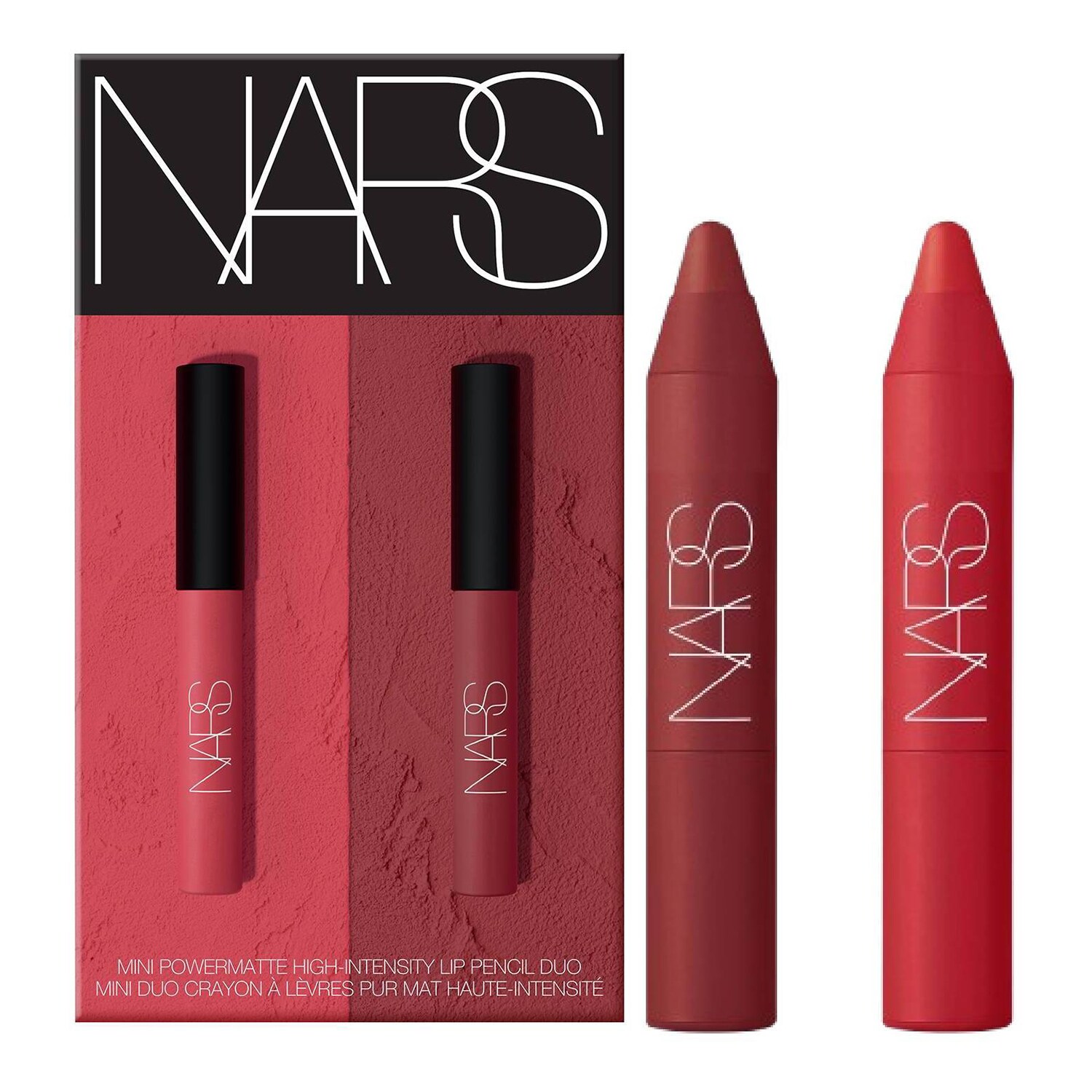 Nars - Mini Powermatte High-Intensity Lip Pencil Duo - Σετ με μολύβια χειλιών