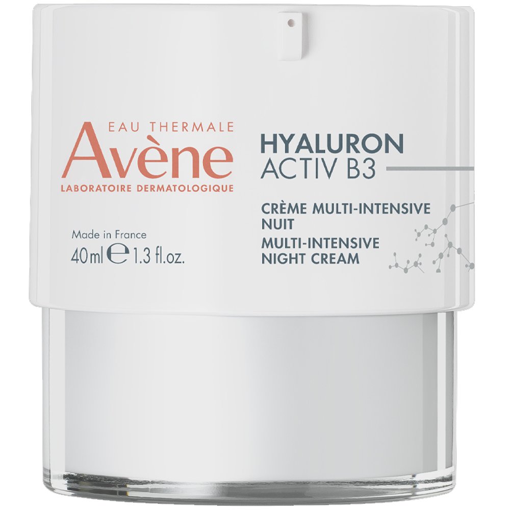 Avene Hyaluron Activ B3 Multi-Intense Night Cream Εντατική Αντιγηραντική Κρέμα Νυκτός με Υαλουρονικό Οξύ για Ολοκληρωμένη Επανόρθωση 40ml