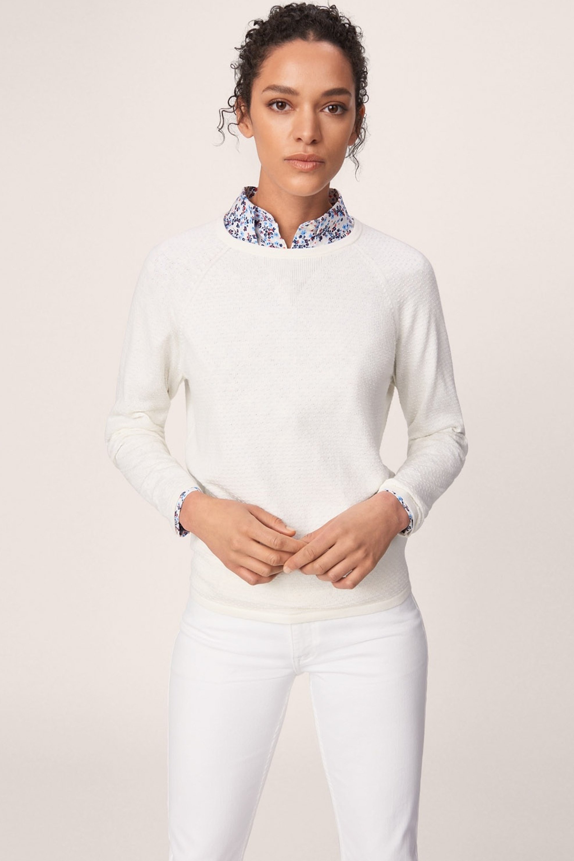 Gant γυναικείο φούτερ μονόχρωμο Relaxed cashmere mix sweater | XL