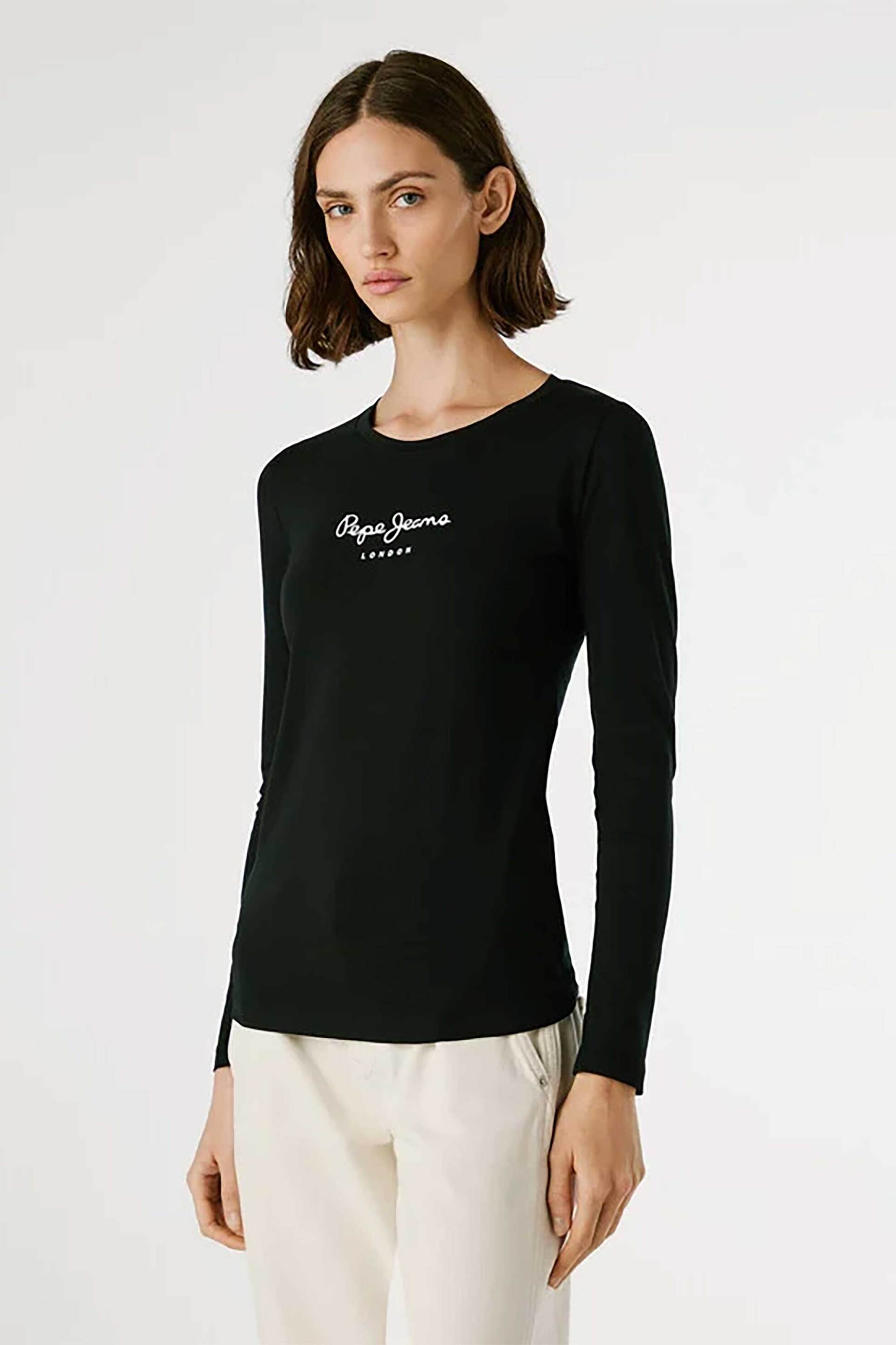 Pepe Jeans γυναικεία μπλούζα με logo print "Virginia"