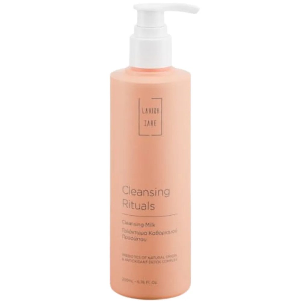 Lavish Care Cleansing Rituals Cleansing Milk Γαλάκτωμα Καθαρισμού Προσώπου για Όλους τους Τύπους Επιδερμίδας, με Αντλία 200ml