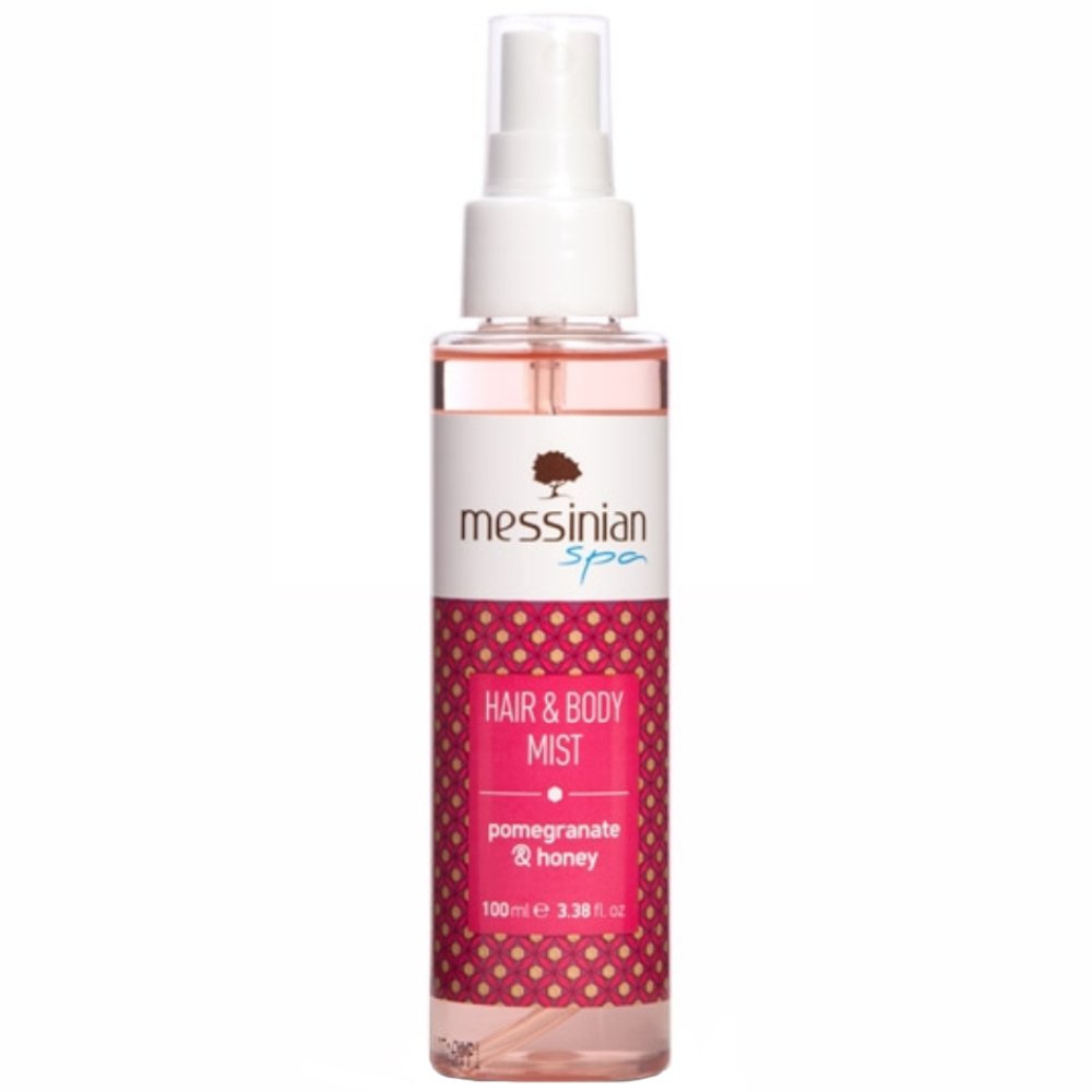 Messinian Spa Pomegranate & Honey Hair & Body Mist Ενυδατικό Mist Μαλλιών & Σώματος με Ρόδι & Μέλι 100ml