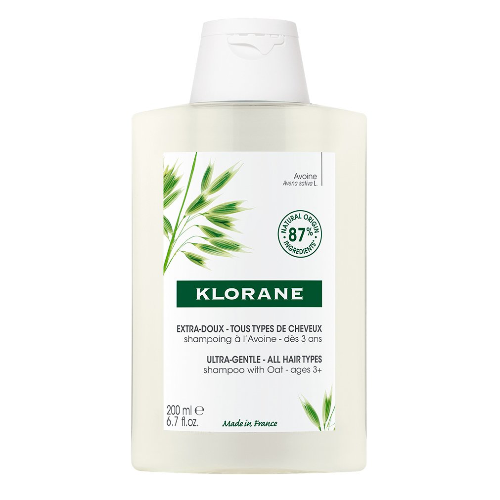 Klorane Oat Shampoo All Hair Types Εξαιρετικά Απαλό Σαμπουάν με Βρώμη για Όλους του Τύπους Μαλλιών 200ml