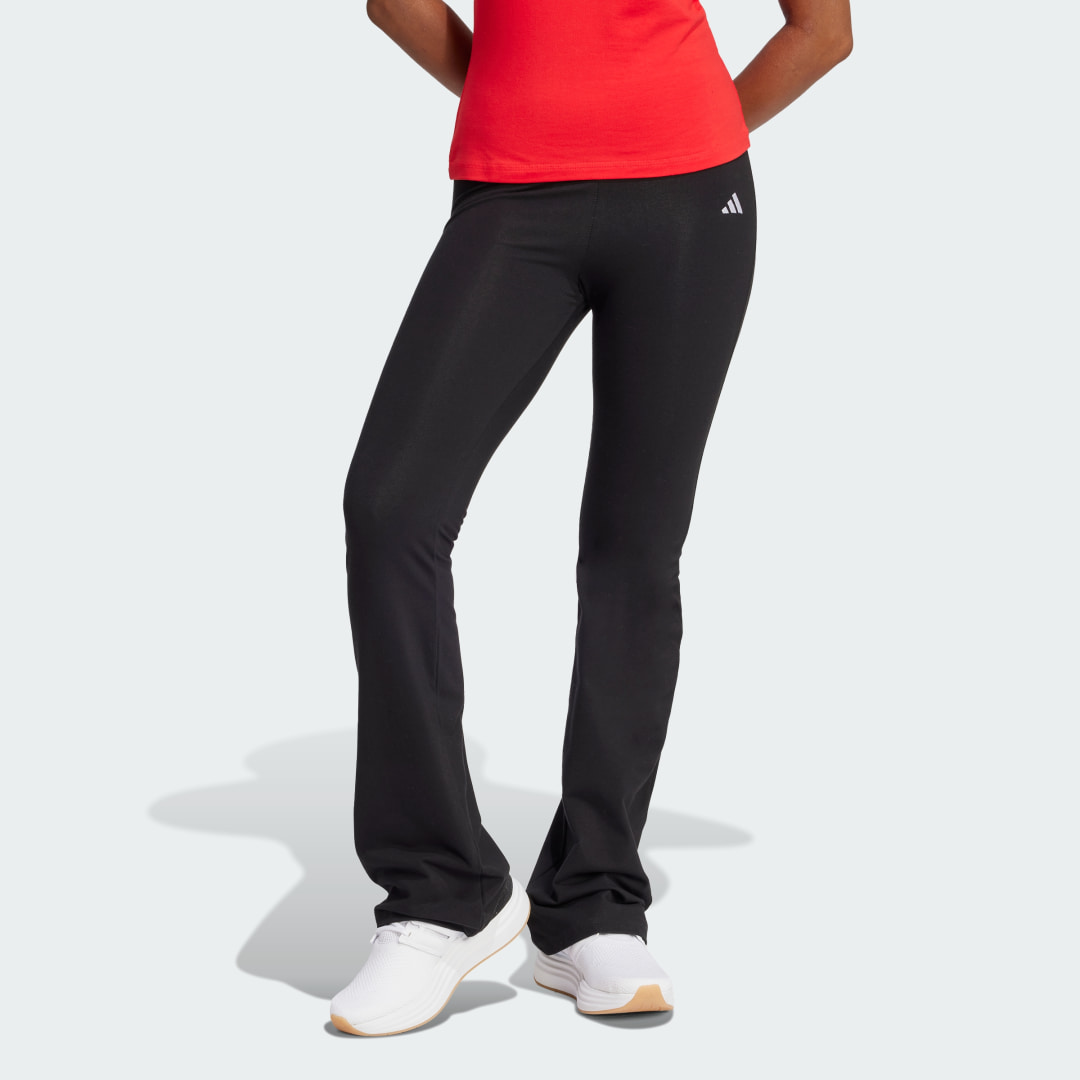 Essentials Small Logo Flared Leggings
