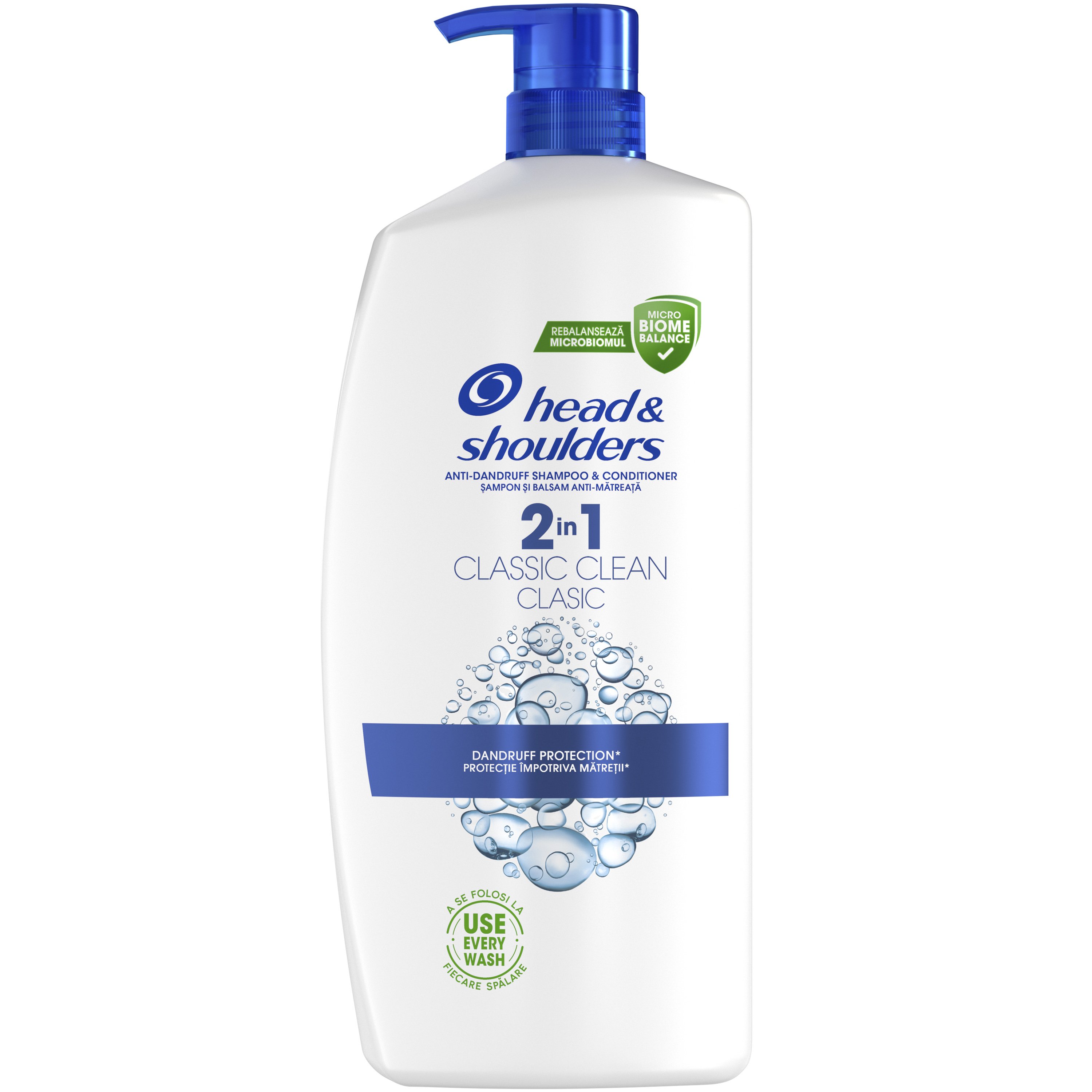 Head & Shoulders Classic Clean 2in1 Anti-Dandruff Shampoo & Conditioner Σαμπουάν & Conditioner Κατά της Πιτυρίδας για Όλους τους Τύπους Μαλλιών 800ml