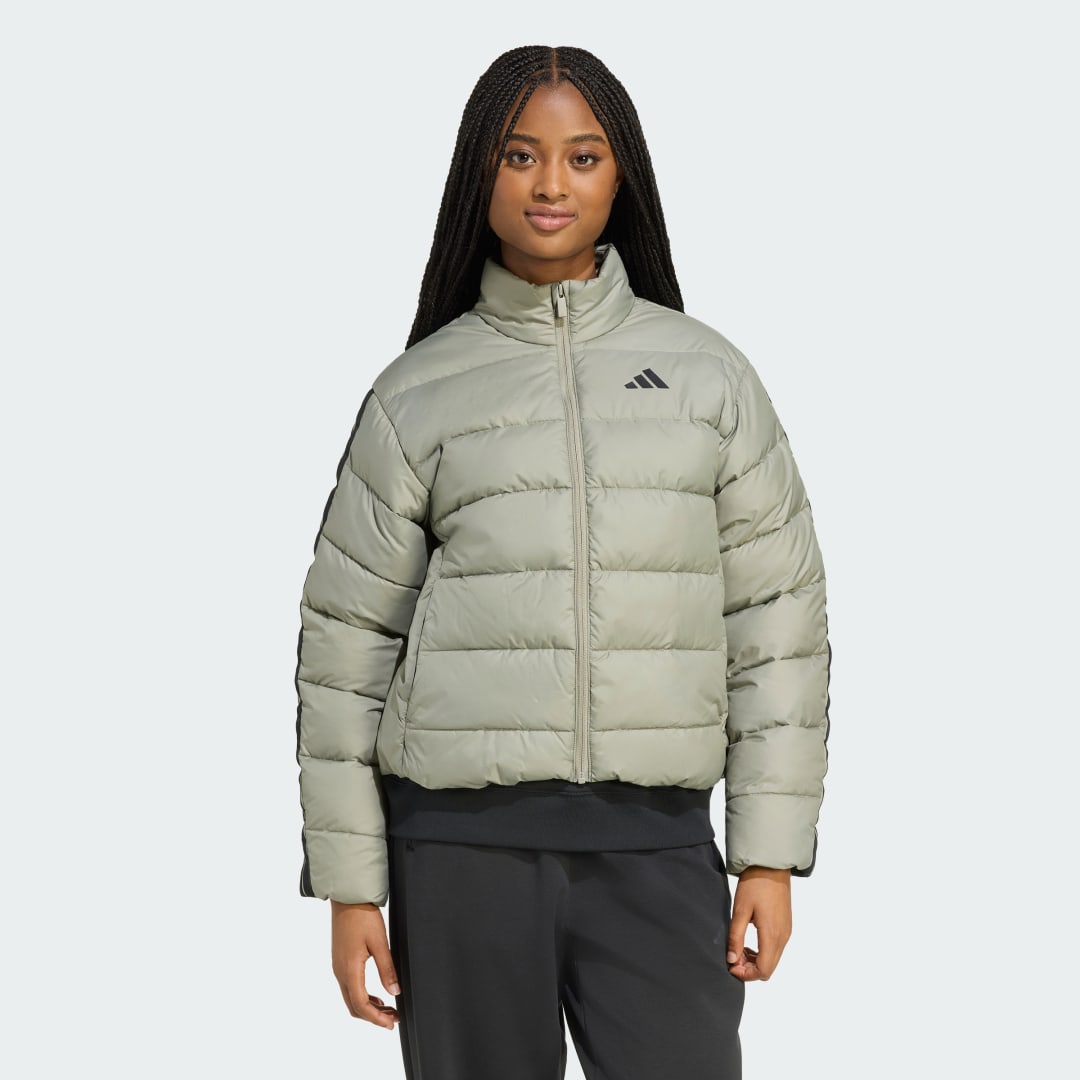 Μπουφάν Essentials CLIMAWARM 3-Stripes Synthetic Down