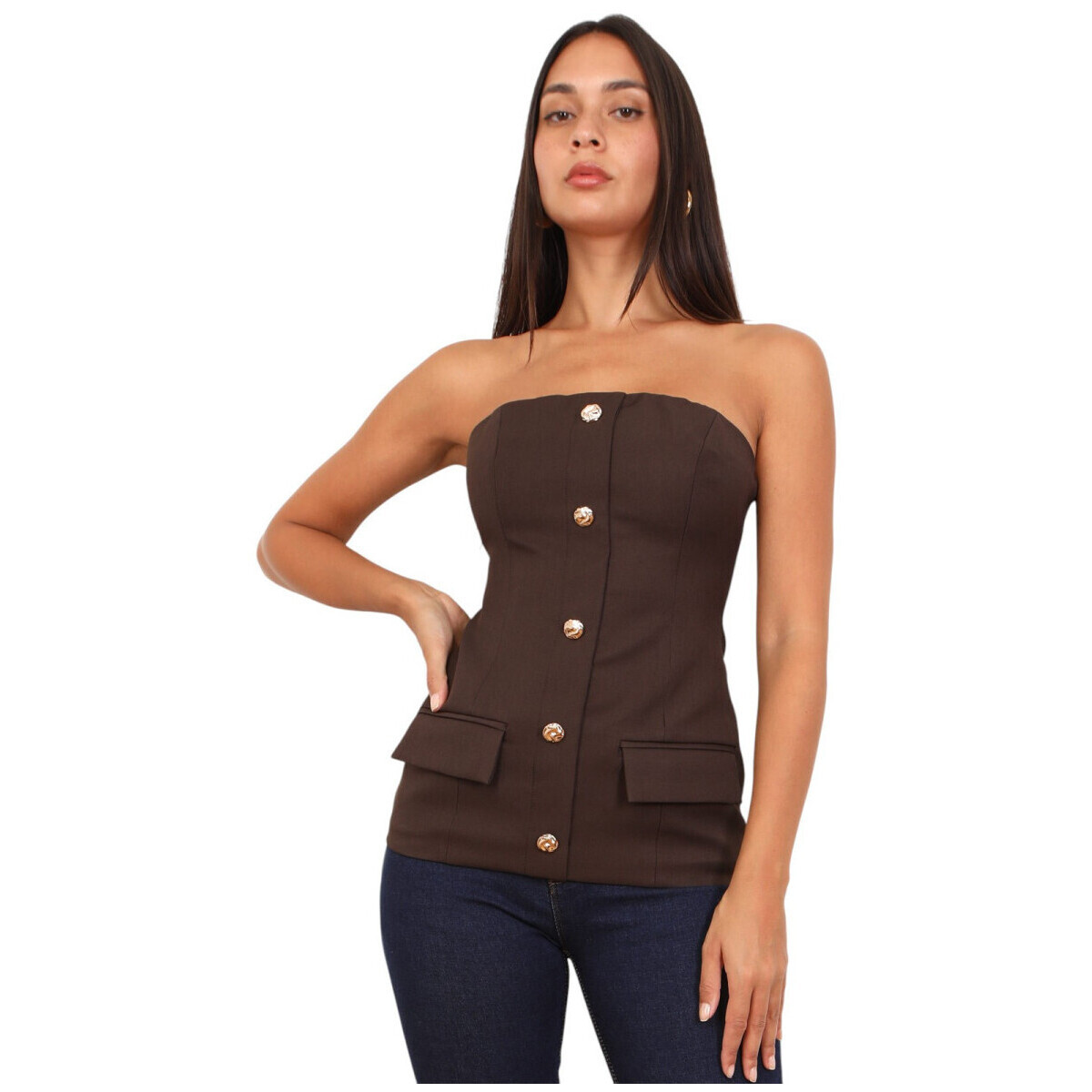 Αμάνικα/T-shirts χωρίς μανίκια La Modeuse 76303_P180697