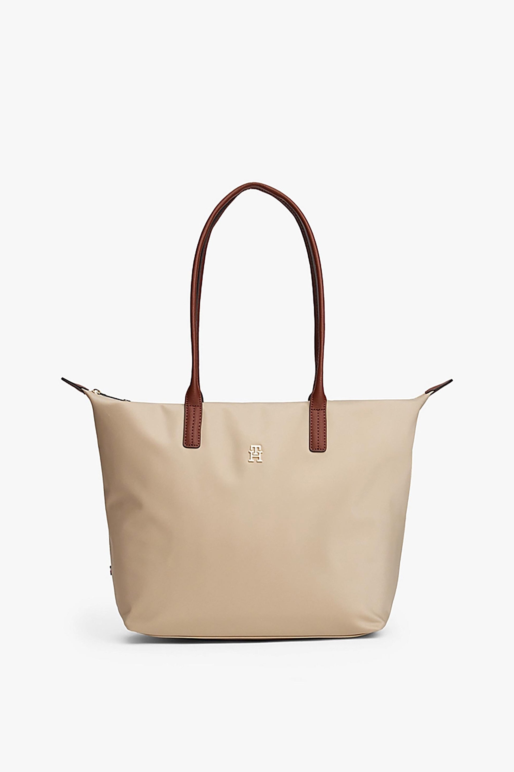 Tommy Hilfiger γυναικεία τσάντα tote με μεταλλικό μονόγραμμα "Popette"