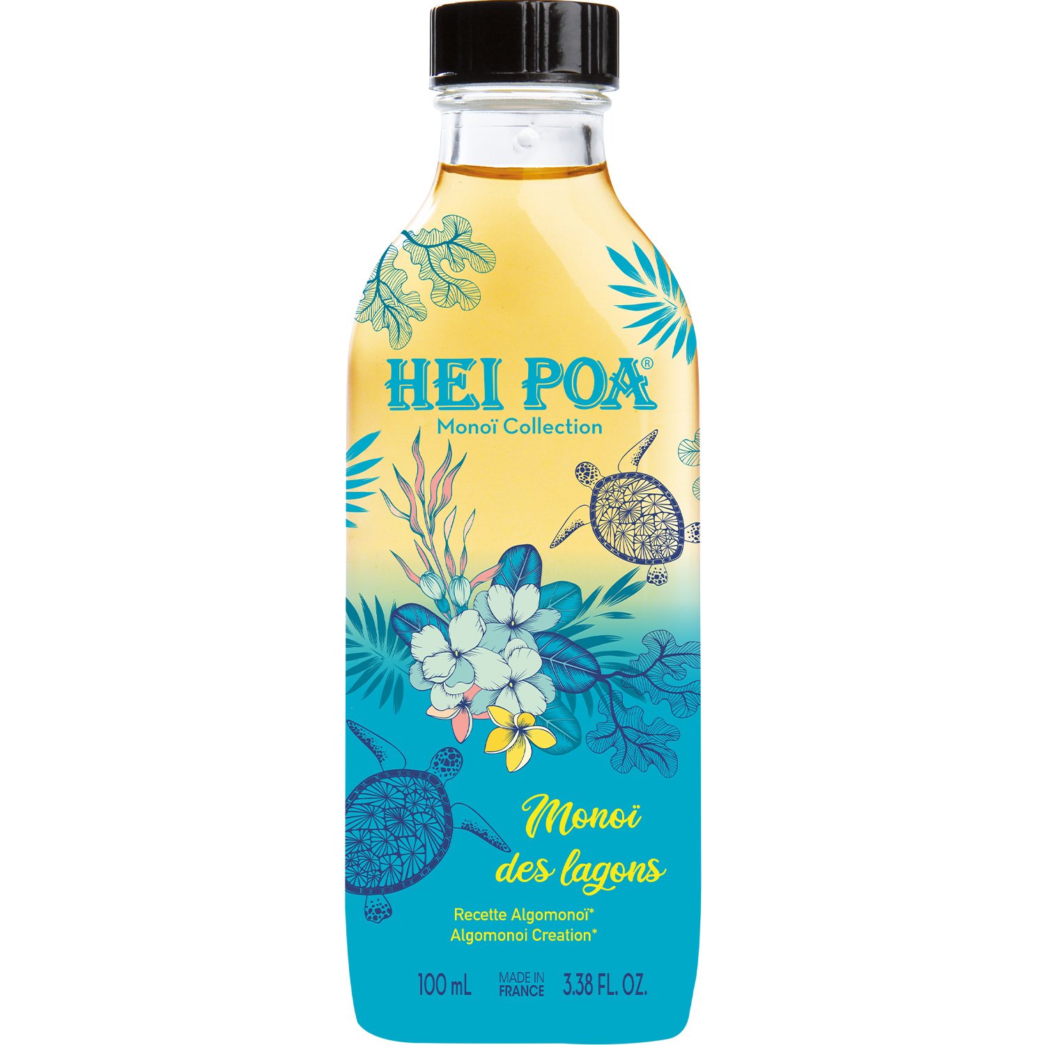 Hei Poa Monoi Collection Reine Des Lagons Ενυδατικό Λάδι Σώματος, Μαλλιών Πολλαπλών Χρήσεων με Λάδι Monoi, Περγαμόντο & Θαλασσινή Αύρα 100ml