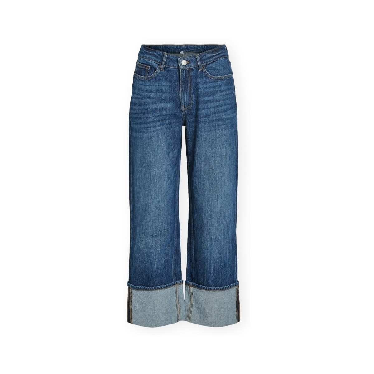 Tζιν σε ίσια γραμή Vila Bella Jeans - Medium Blue Denim