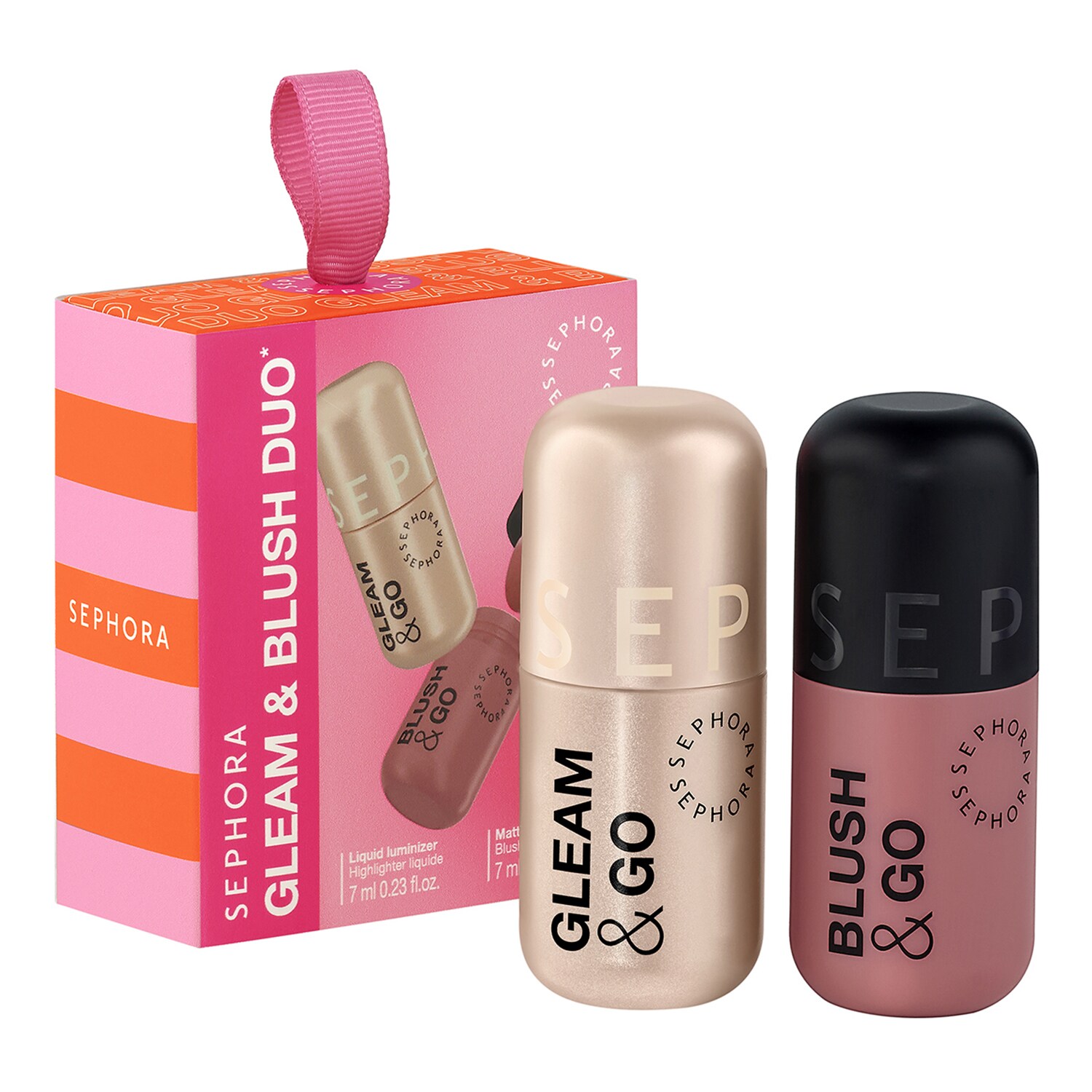 Sephora Collection - GLEAM & BLUSH DUO* - Δίδυμο για τα μάγουλα με υγρό ρουζ και highlighter | 2 pc
