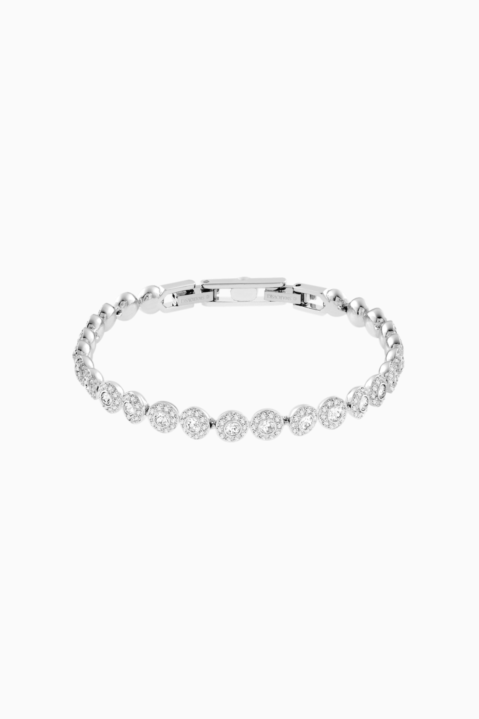 Swarovski Angelic Bracelet, White, Rhodium plated