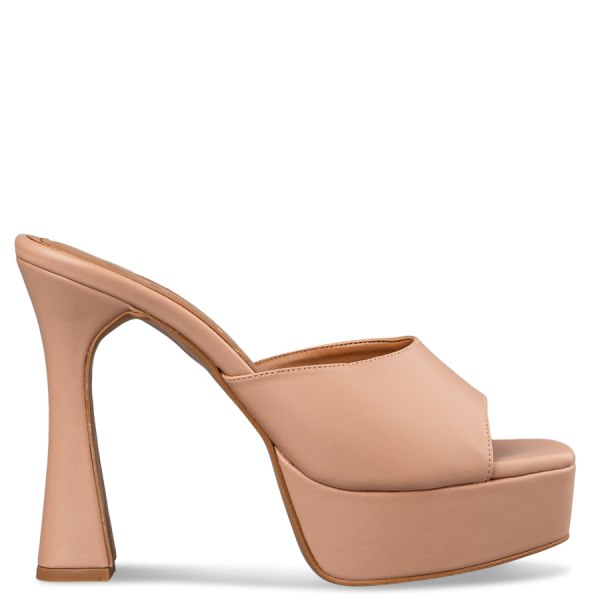 PLATFORM HEEL MULES