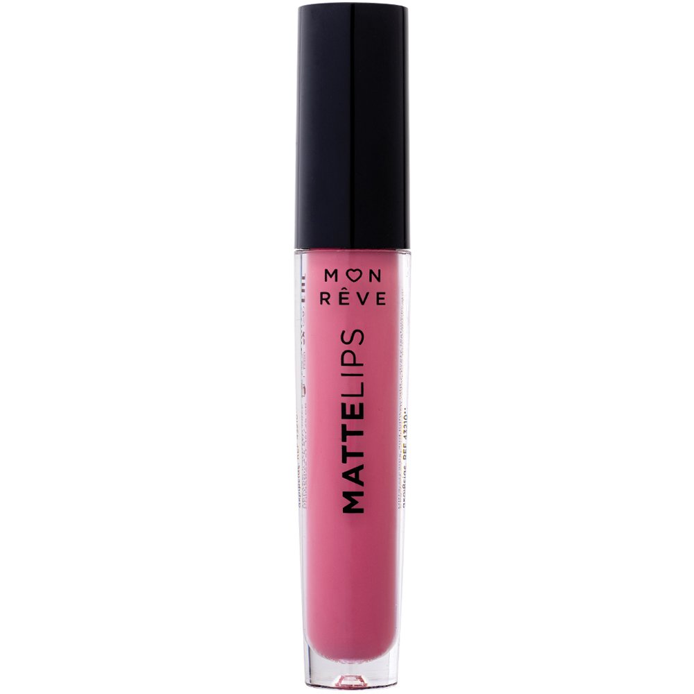 Mon Reve Matte Lips Liquid Lipstick Υγρό Ματ Κραγιόν με Πλούσιο Χρώμα Μεγάλης Διάρκειας 4ml - 12