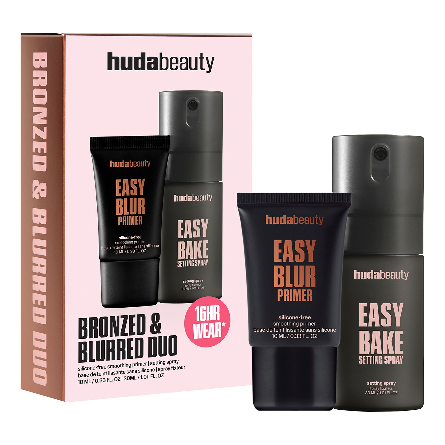 Huda Beauty - Mini Bronzed & Blurred Duo - Σετ Μακιγιάζ | 10 ml