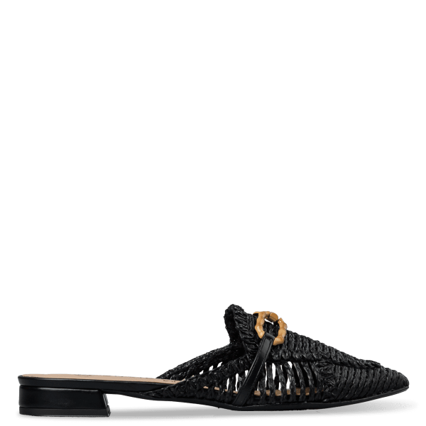 RAFFIA SLIP ON LOAFERS