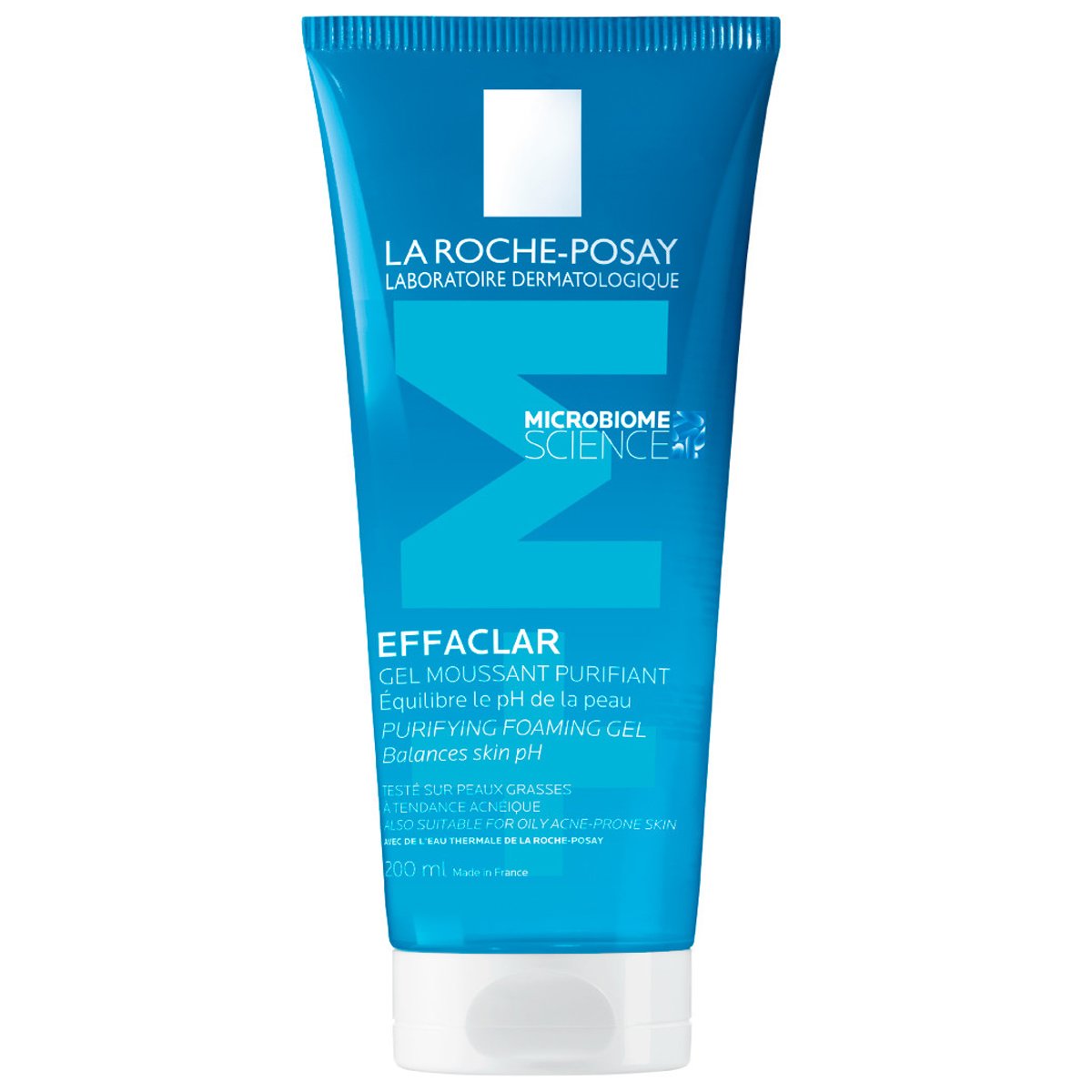 La Roche-Posay Effaclar Purifying Foaming Gel Καθαριστικό Τζέλ Προσώπου για Λιπαρά Δέρματα με Τάση Ακμής 200ml