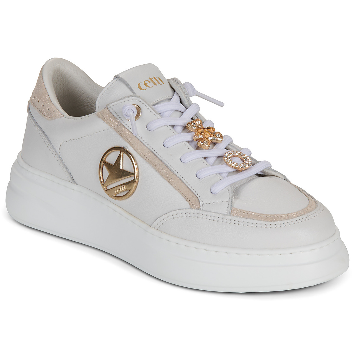 Xαμηλά Sneakers Cetti C-1401-SRA-V26-NATURE-BLANCO