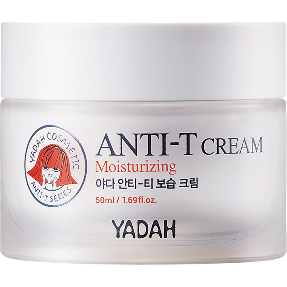 Yadah Anti-T Moisturizing Cream Ενυδατική Κρέμα Προσώπου με Βοτανικά Συστατικά που Καταπραΰνει την Ευαίσθητη Επιδερμίδα 50ml