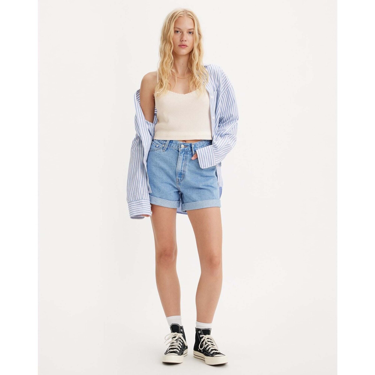 Shorts & Βερμούδες Levis Rolled 80S Mom