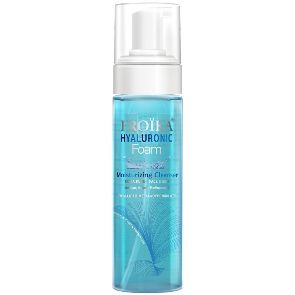 Hyaluronic Foam 150ml - Froika,Ενυδατικός Αφρός Καθαρισμού Προσώπου & Σώματος, για Καθημερινή Αναζωογόνηση & Ντεμακιγιάζ