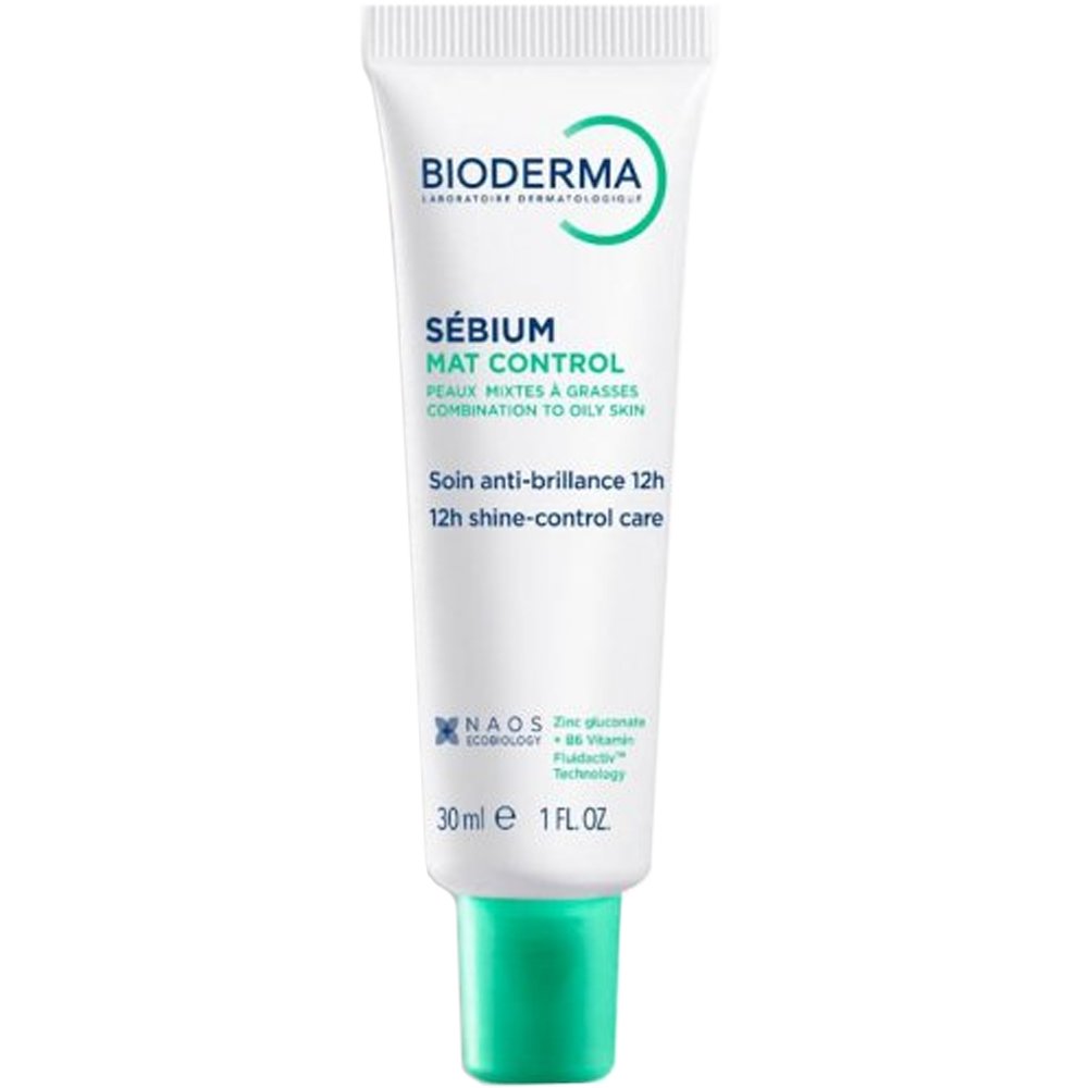 Bioderma Sebium Mat Control Ενυδατική Φροντίδα με Ματ Αποτέλεσμα Μακράς Διαρκείας για Λιπαρές Επιδερμίδες 30ml