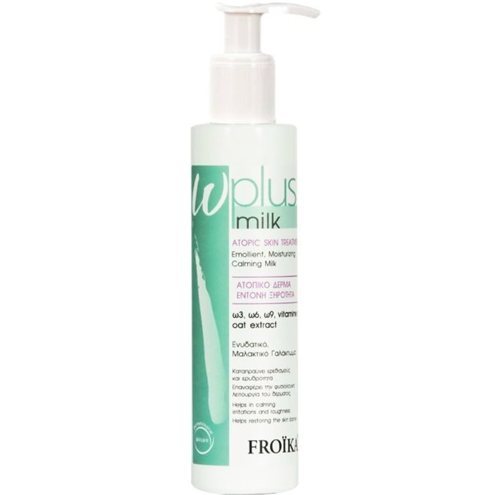 Froika Ω-Plus Milk Ενυδατικό Μαλακτικό Γαλάκτωμα Σώματος για Ατοπικό Δέρμα με Έντονη Ξηρότητα με Αντλία 200ml