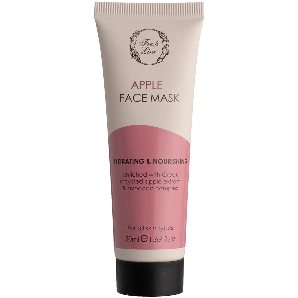 Fresh Line Hydrating & Nourishing Apple Mask Μάσκα Προσώπου για Εντατική Ενυδάτωση & Αίσθηση Φρεσκάδας με Εκχύλισμα Μήλου 50ml