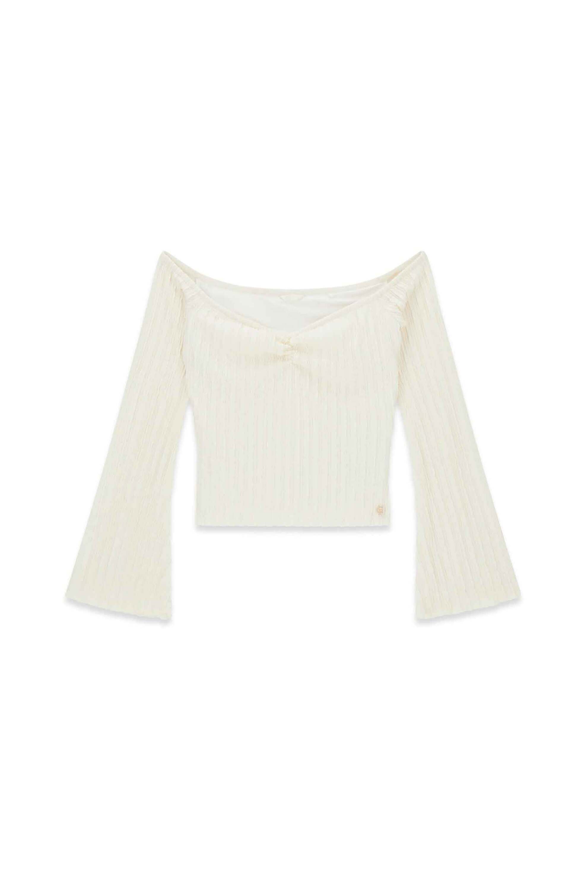 Guess γυναικεία μπλούζα off shoulder Slim Fit "Marika"