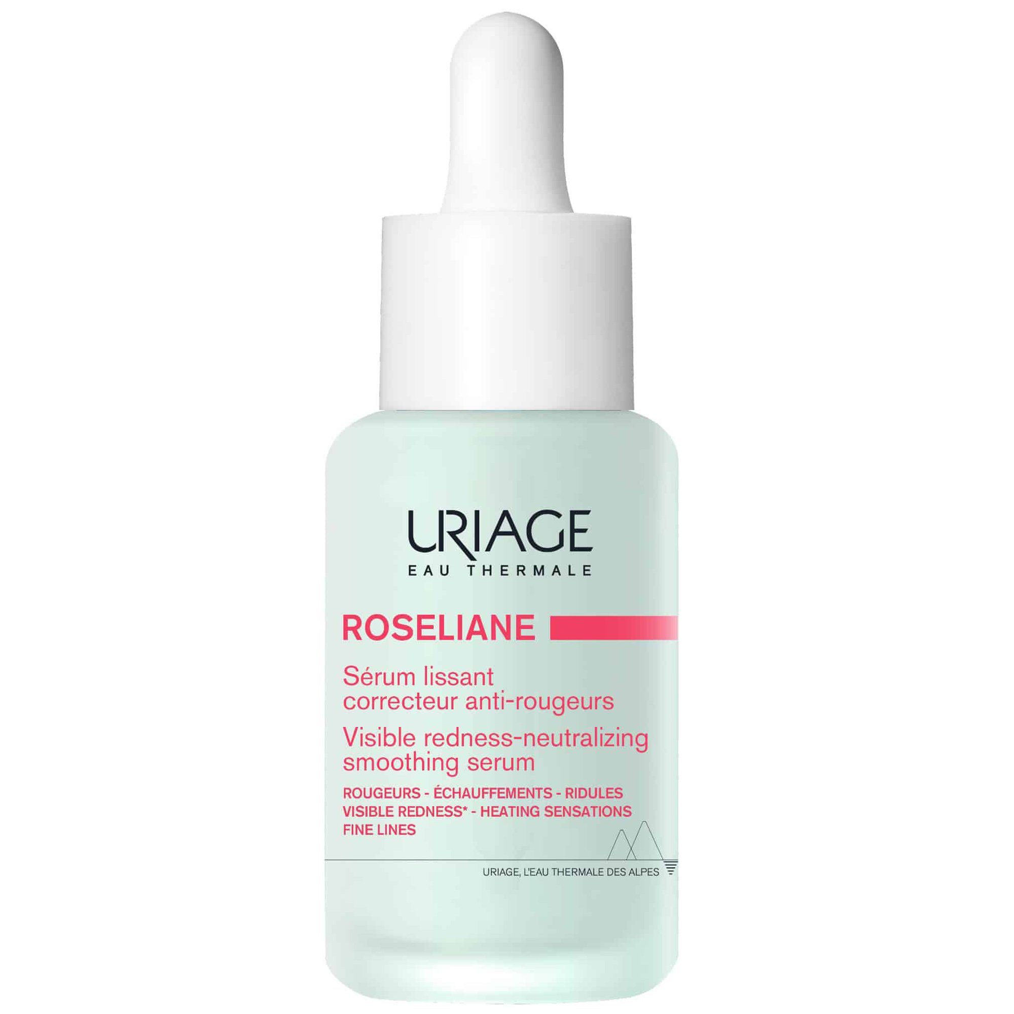 Uriage Roseliane Visible Redness-Neutralizing Smoothing Serum Ορός για την Ευαίσθητη Επιδερμίδα Κατά της Ερυθρότητας & του Inflammaging 30ml