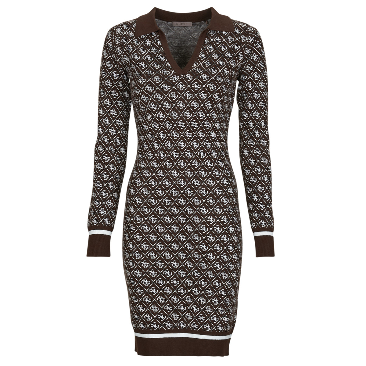Κοντά Φορέματα Guess POLO AUBREY 4G
