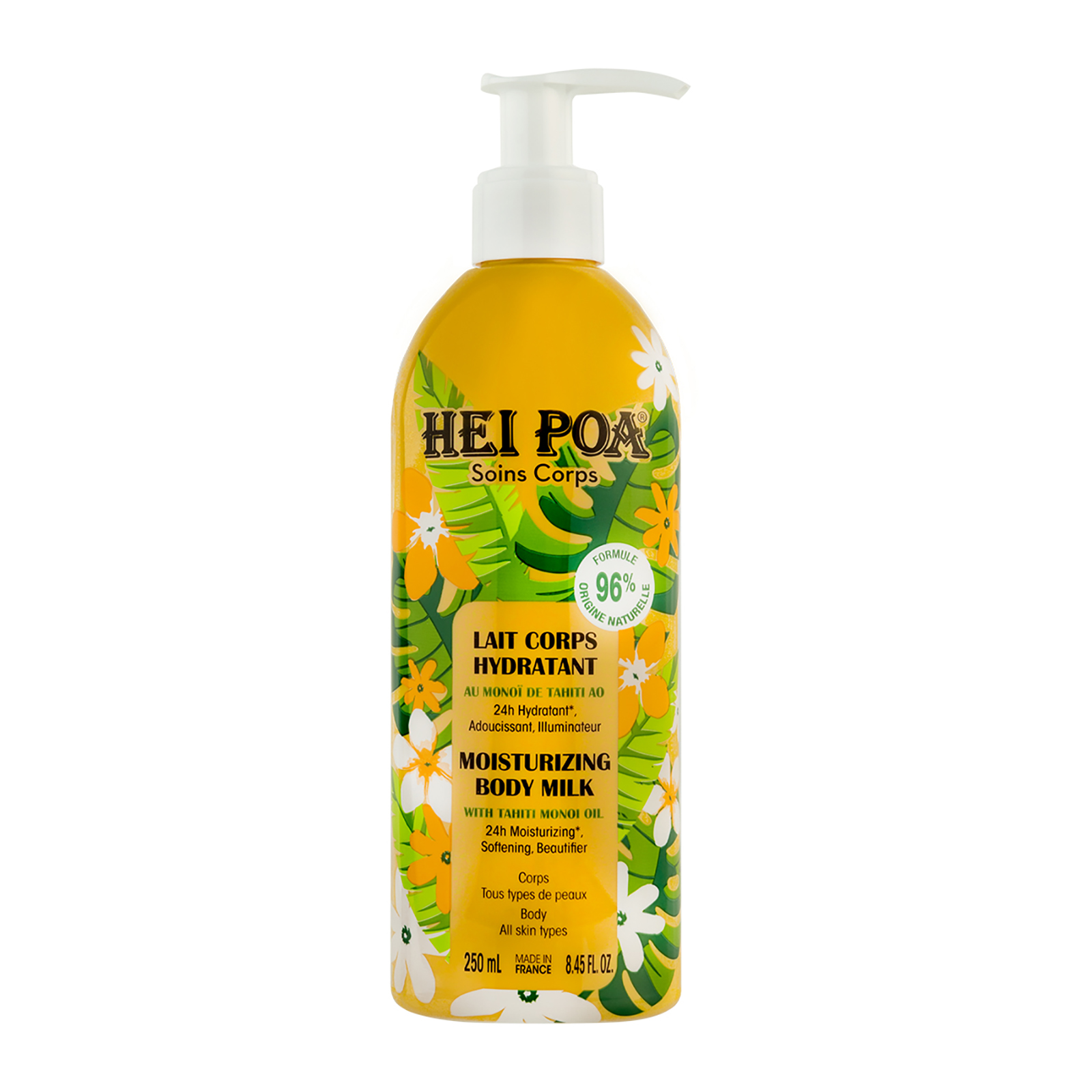Moisturizing Body Milk With Tahiti Monoi Oil 250ml