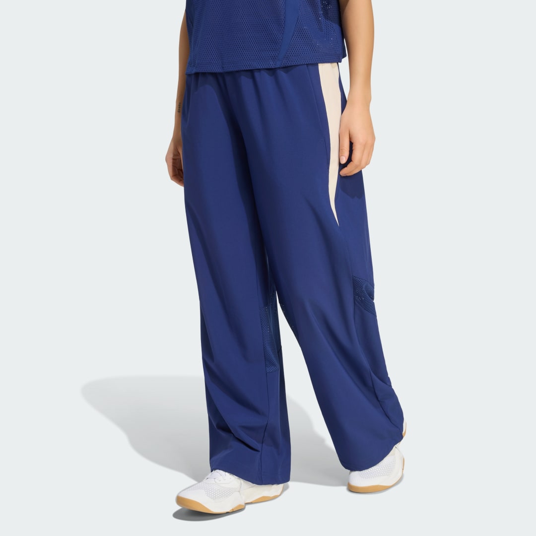 Υφαντό παντελόνι Hyperglam Color Block Wide
