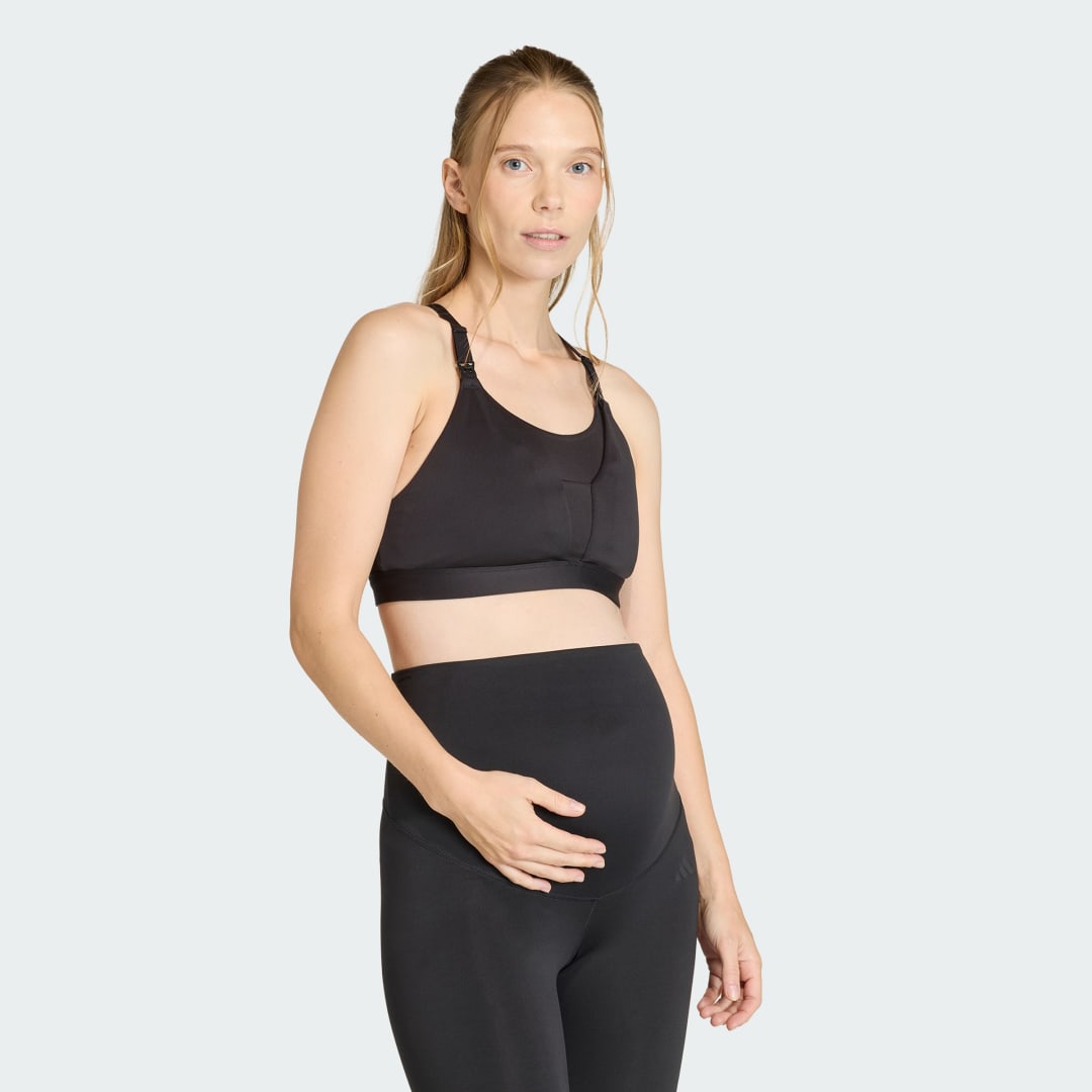 Αθλητικό bra μεσαίας υποστήριξης Optime Workout για εγκυμοσύνη