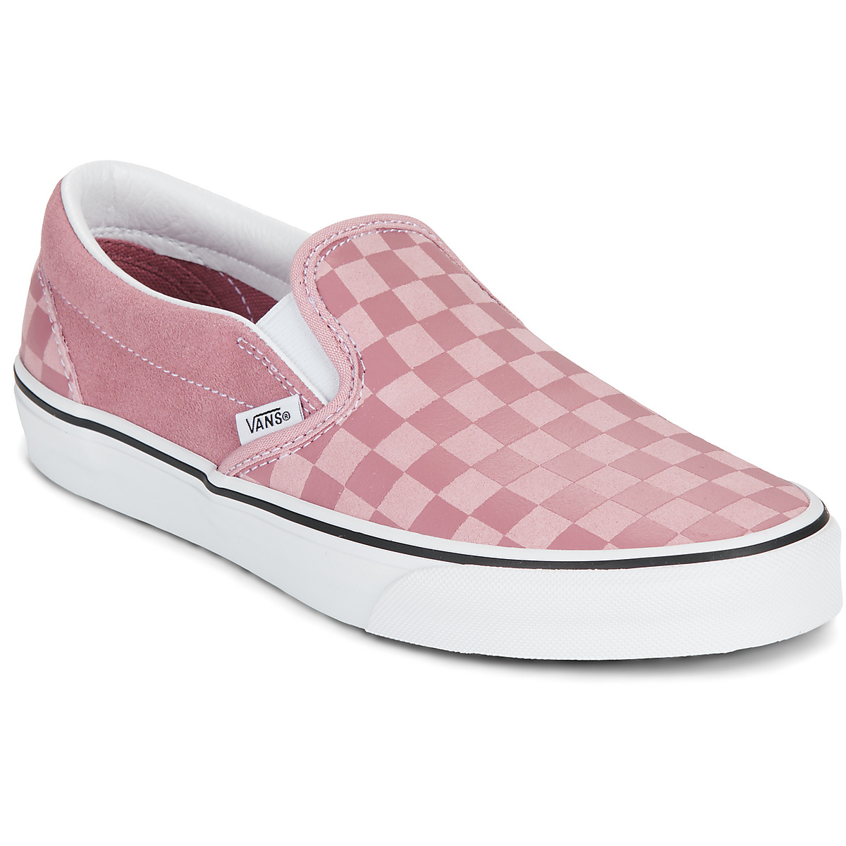 Slip on Vans Classic Slip-On CHECKERBOARD MAUVE