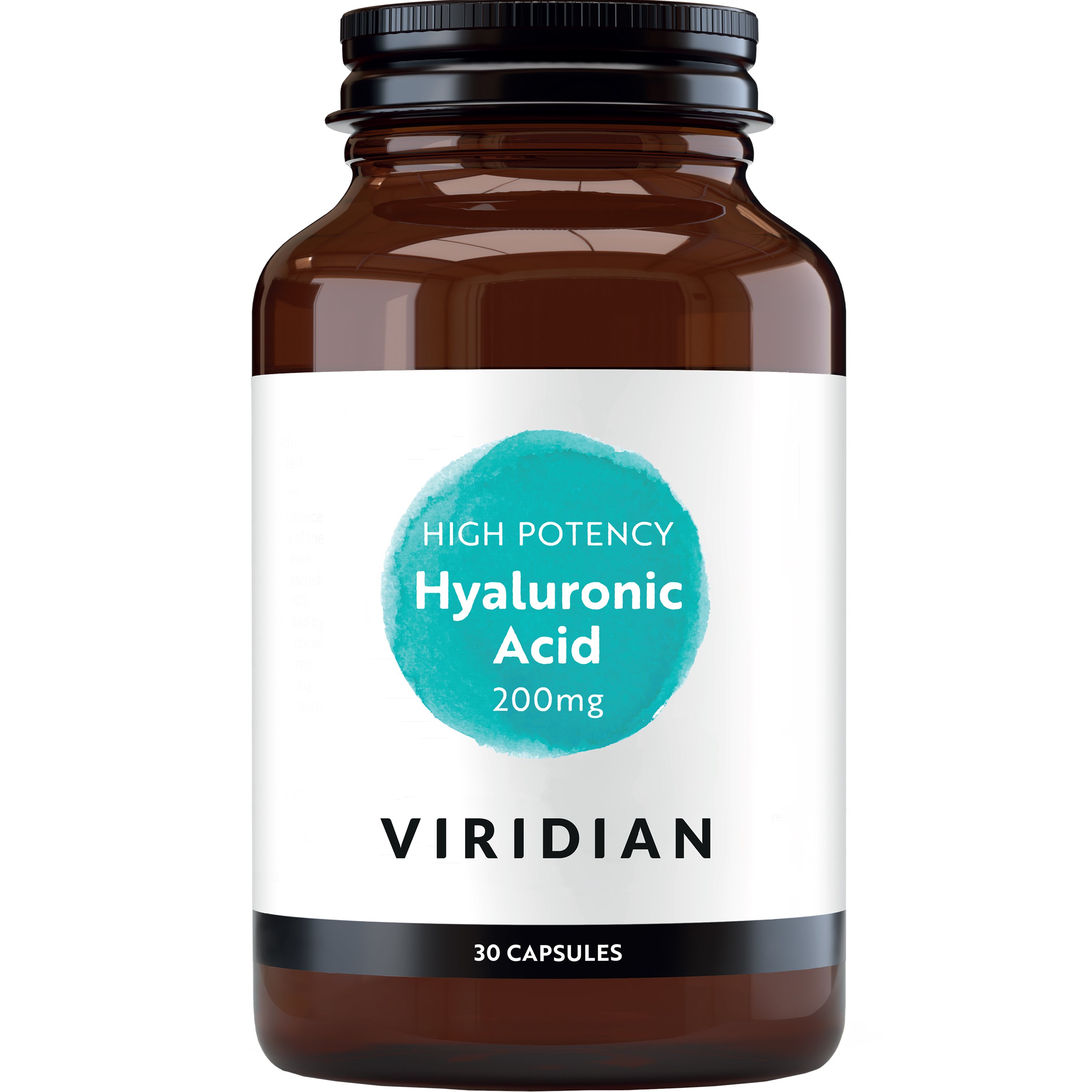 Viridian High Potency Hyaluronic Acid 200mg Συμπλήρωμα Διατροφής Υαλουρονικού Οξέος Υψηλής Ισχύος για τη Φυσιολογική Λειτουργία των Αρθρώσεων, Ενυδάτωση του Δέρματος & Μείωση των Ρυτίδων & των Γραμμών Έκφρασης 30caps