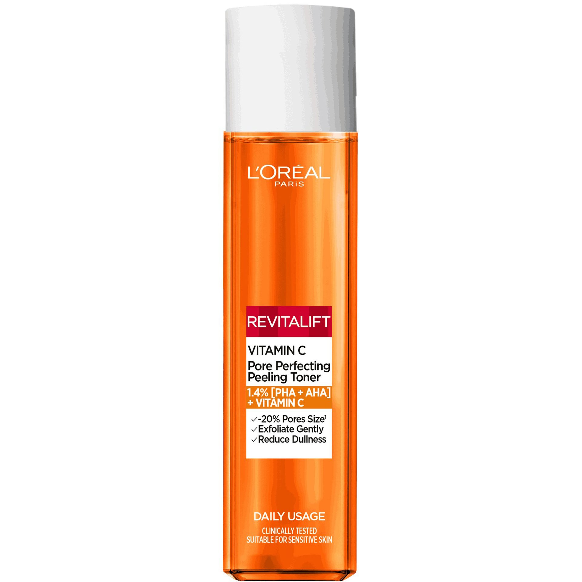 L'Oreal Paris Revitalift Vitamin C Pore Perfecting Peeling Toner Προσώπου για Σύσφιξη των Πόρων & Μείωση της Θαμπάδας 180ml