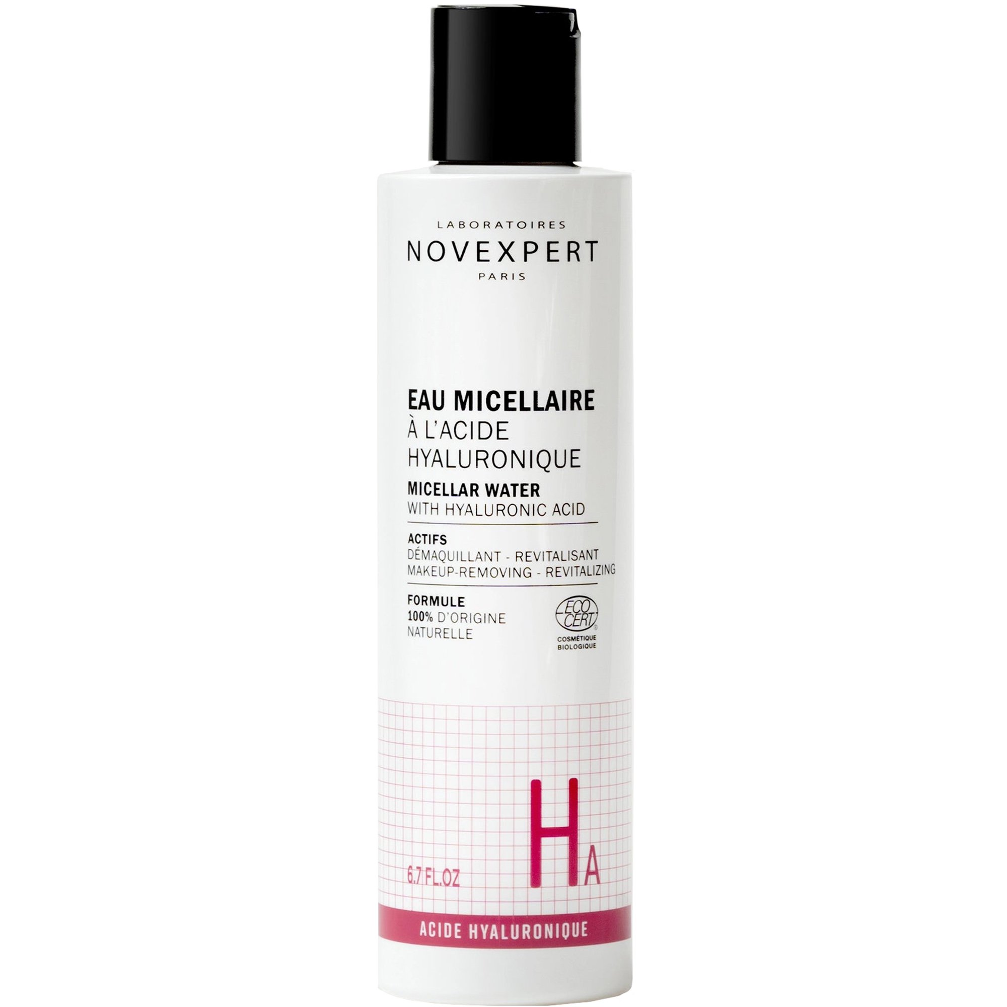 Novexpert Hyaluronic Acid Micellar Water Μικυλλιακό Νερό Καθαρισμού με Υαλουρονικό Οξύ για Όλους τους Τύπους Δέρματος 200ml