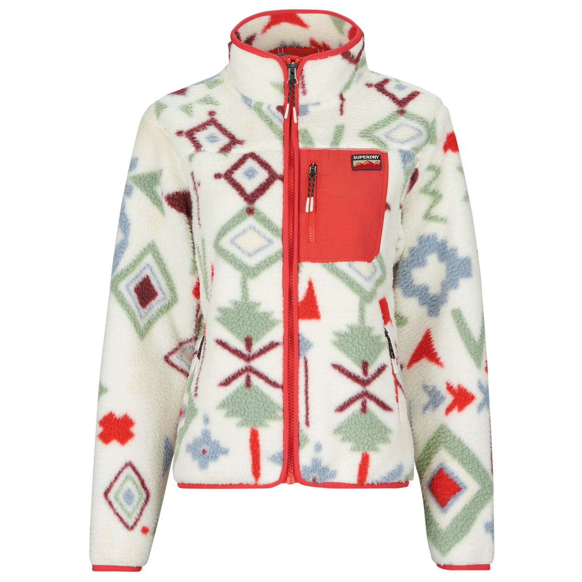 Fleece Superdry Outdoor Printed Zip Fleece