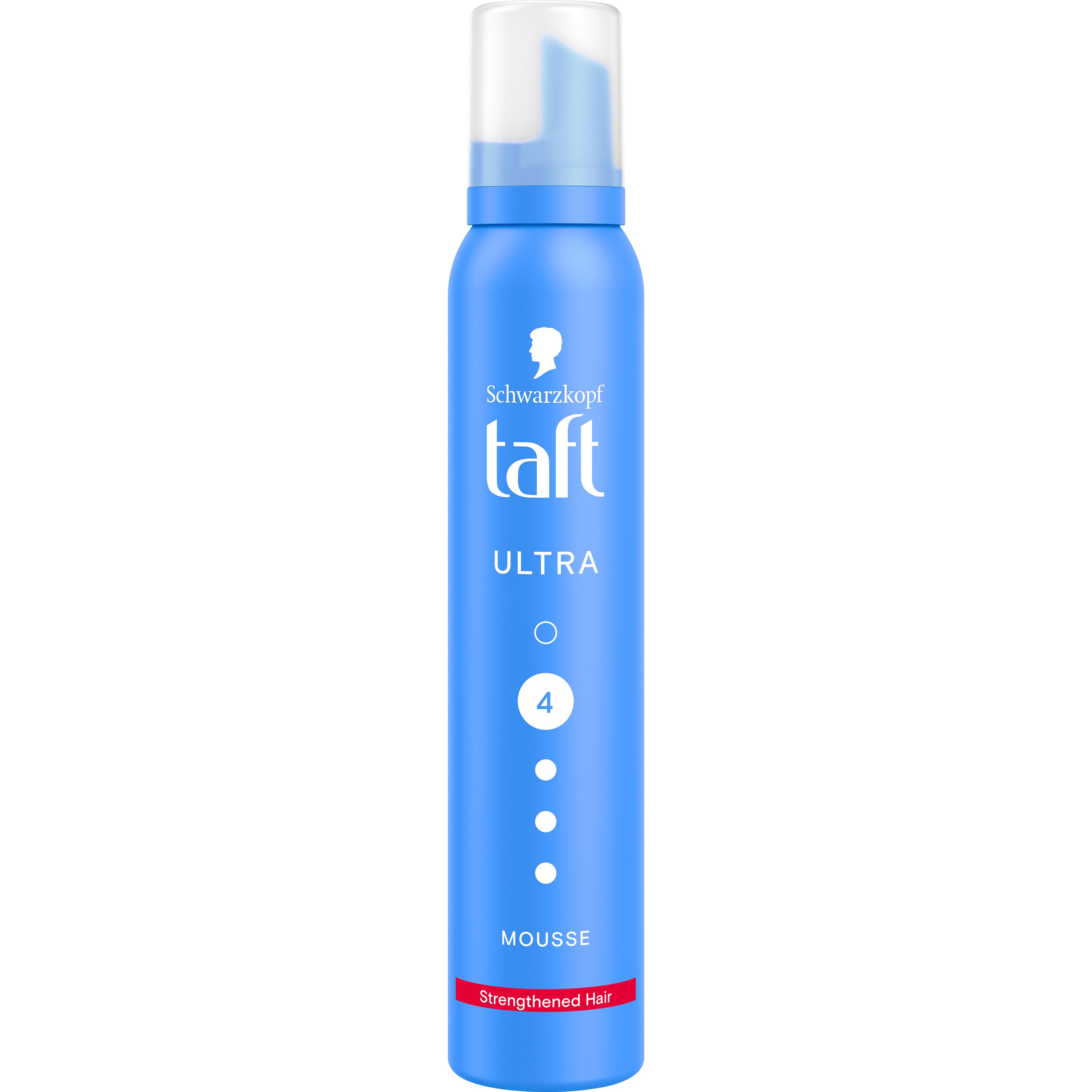 Schwarzkopf Taft Ultra 4 Mousse Strengthened Hair Αφρός για Δυνατά Μαλλιά & Κράτημα Μεγάλης Διάρκειας 200ml