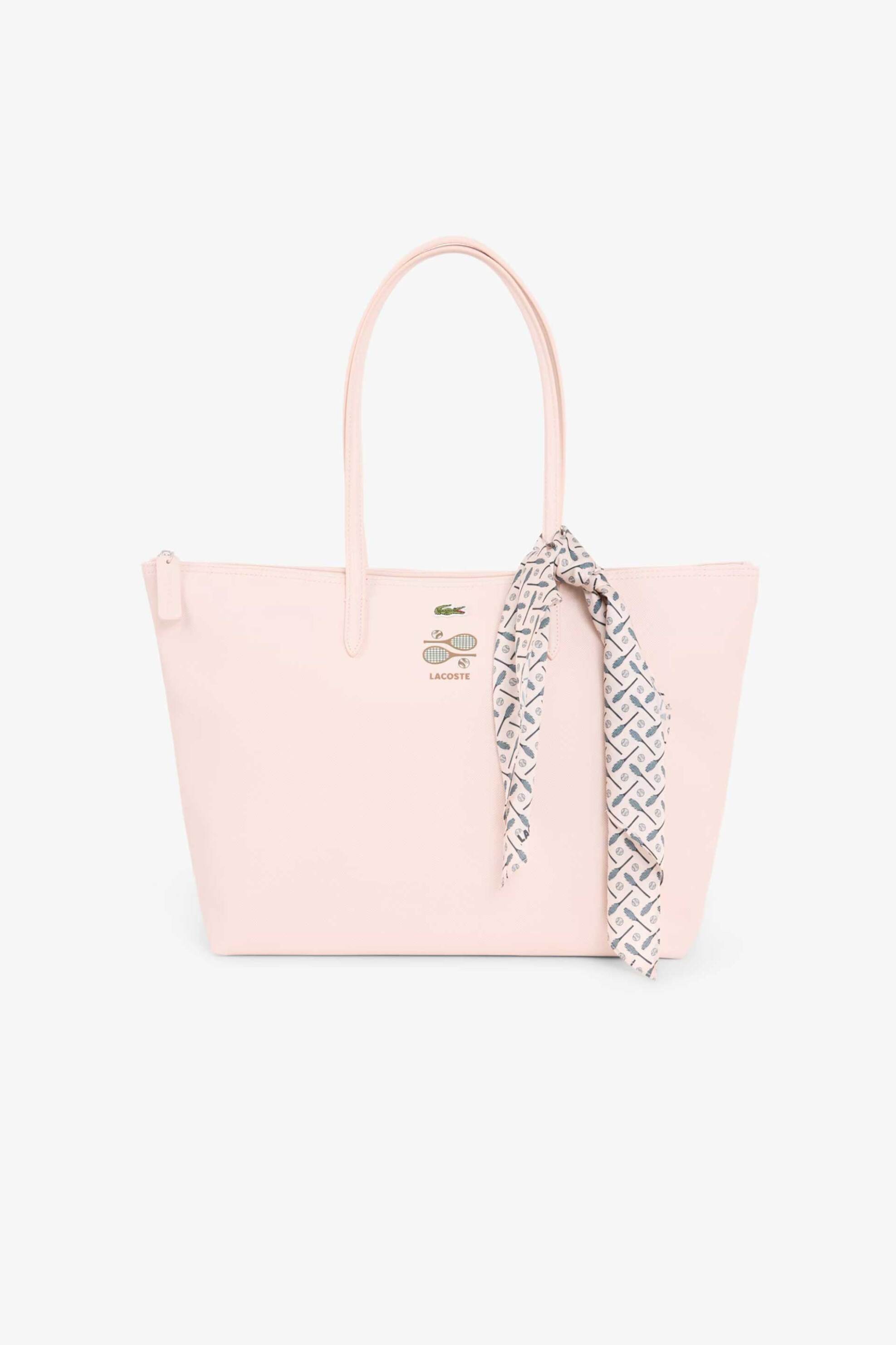 Lacoste γυναικεία τσάντα tote πικέ με tennis heritage print "L.12.12 Concept Large" | ONE SIZE