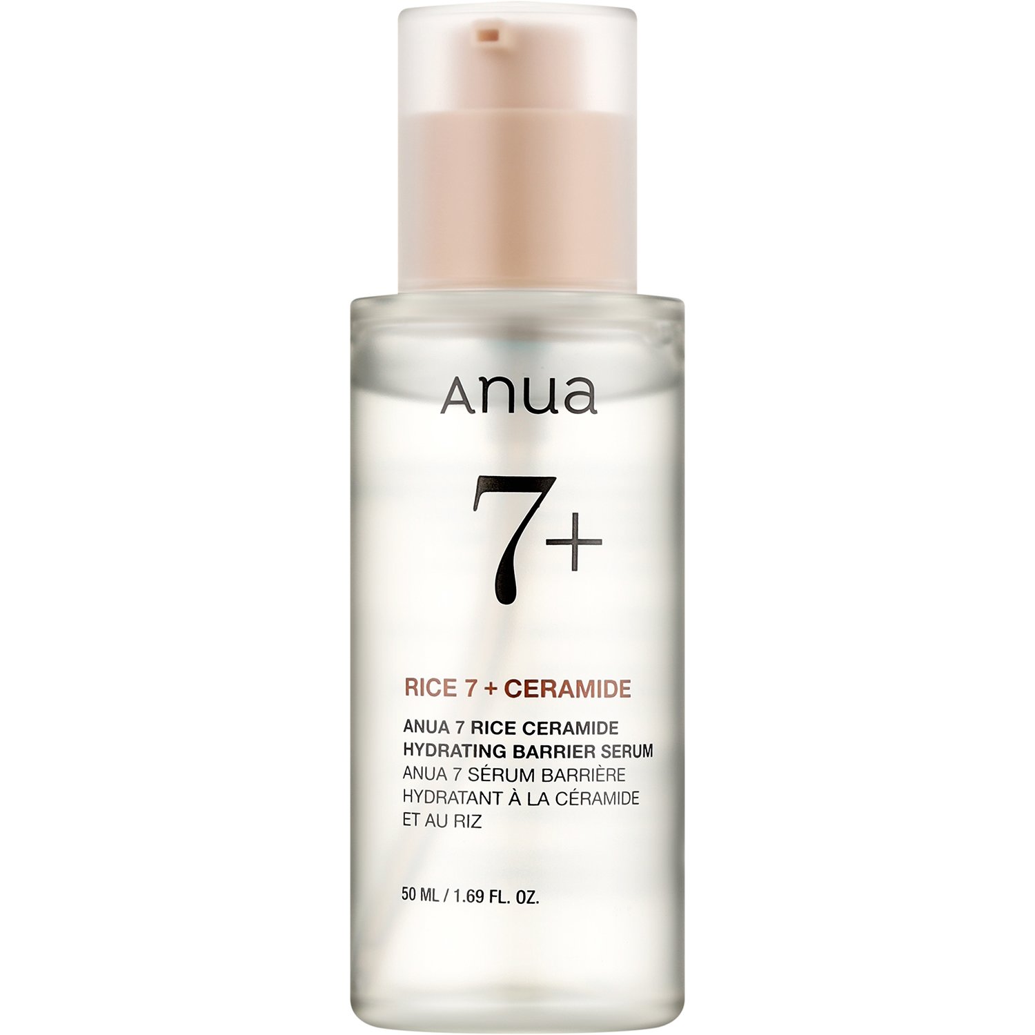 Anua Rice 7 + Ceramide Hydrating Barrier Serum Ενυδατικός Ορός Προσώπου για Θρέψη & Ομοιόμορφο Τόνο σε Όλους τους Τύπους Επιδερμίδας 50ml