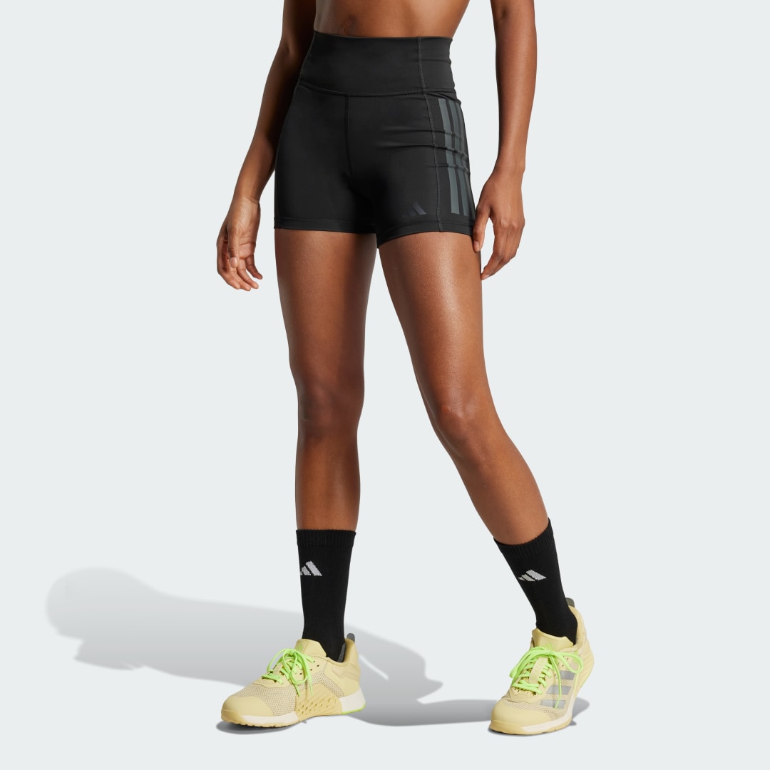 Optimé 3-Stripes 1/4 Short Leggings
