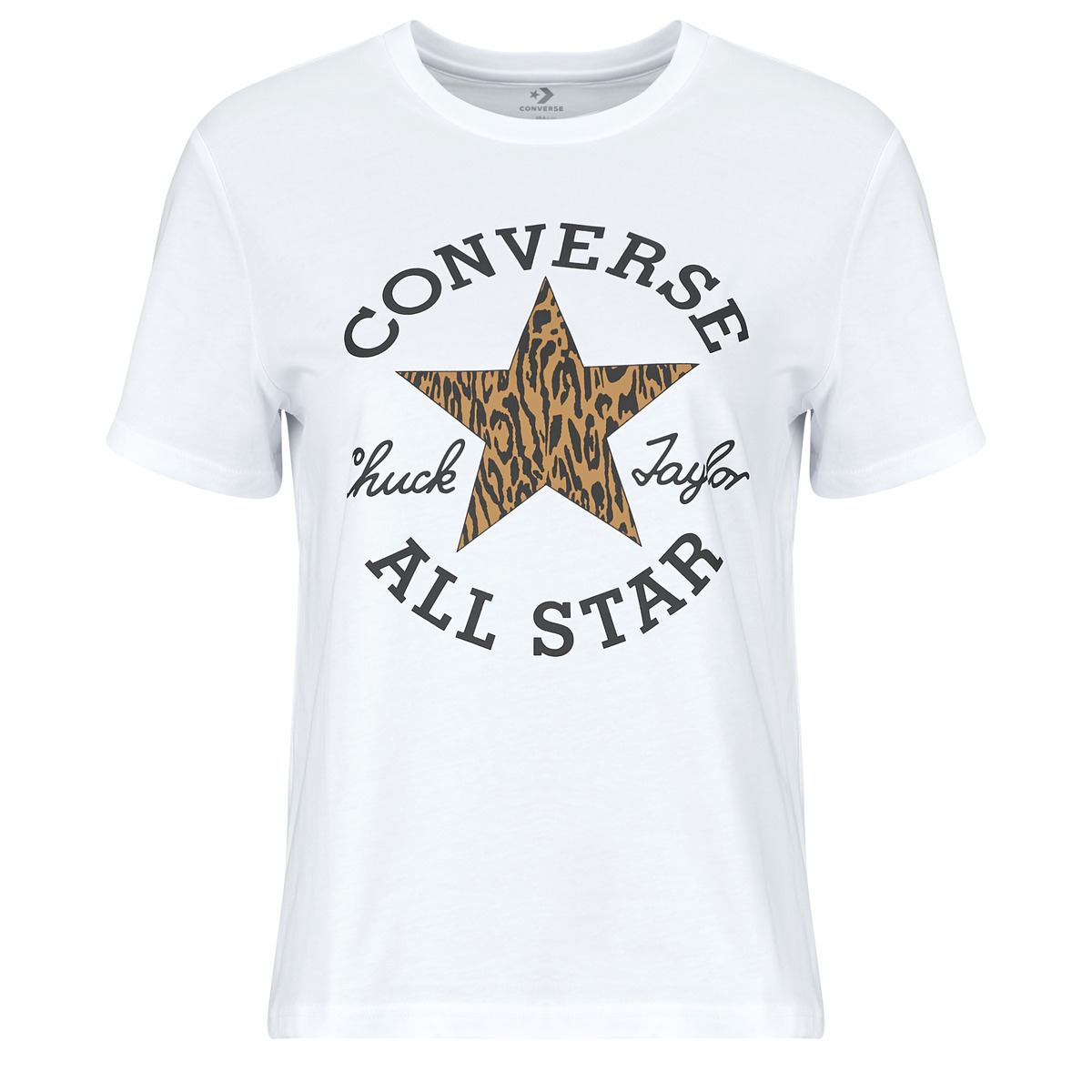 T-shirt με κοντά μανίκια Converse ANIMAL PRINT INFILL STANDARD FIT TEE