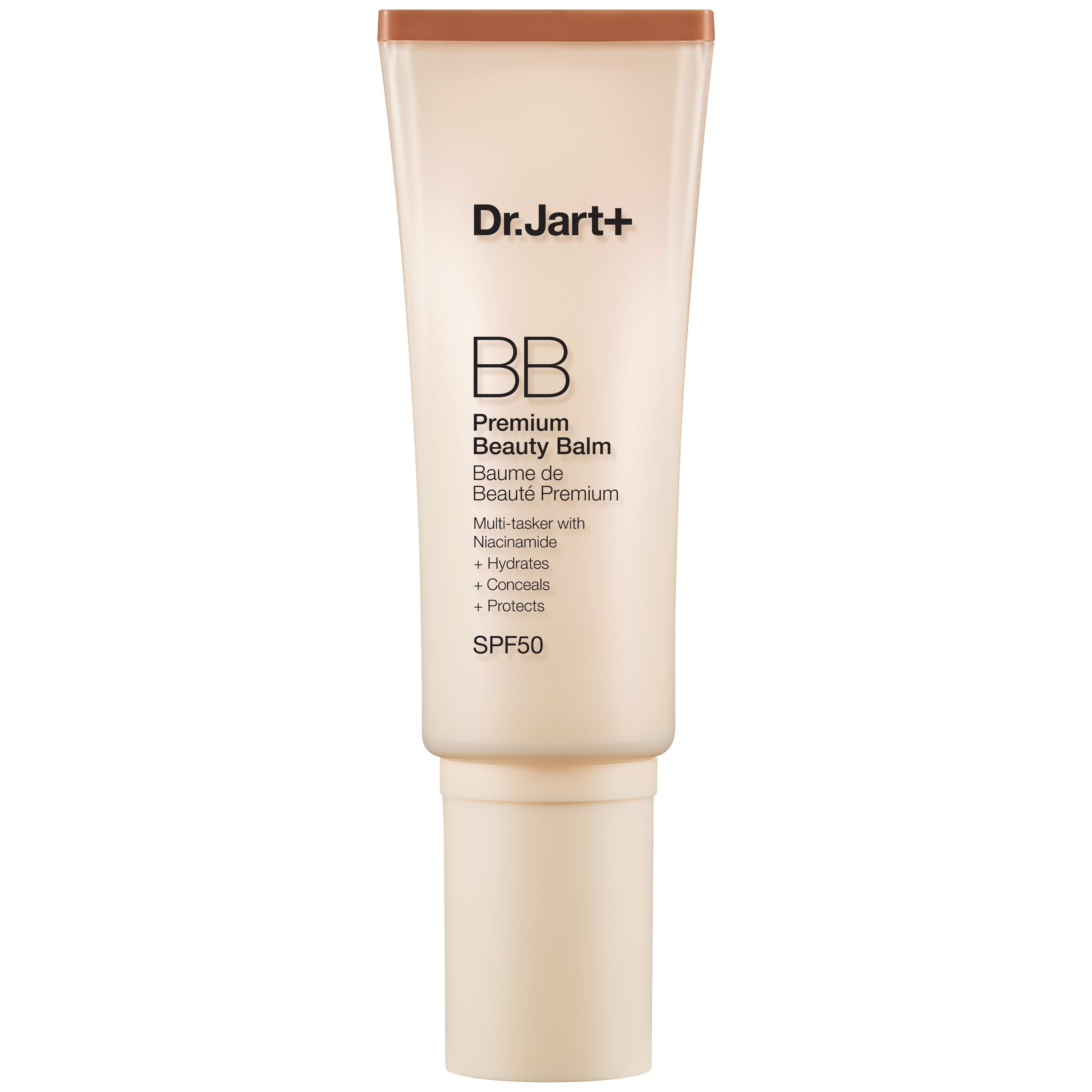 Dr.Jart+ Premium Beauty Balm Moisturizer Spf50 Ενυδατική Κρέμα Προσώπου με Χρώμα Εμπλουτισμένη με Νιασιναμίδη & Γλυκερίνη 40ml - Deep Tan