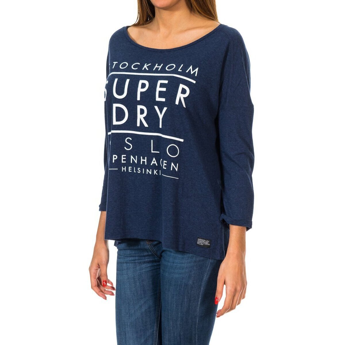 Μπλουζάκια με μακριά μανίκια Superdry G60119XNS
