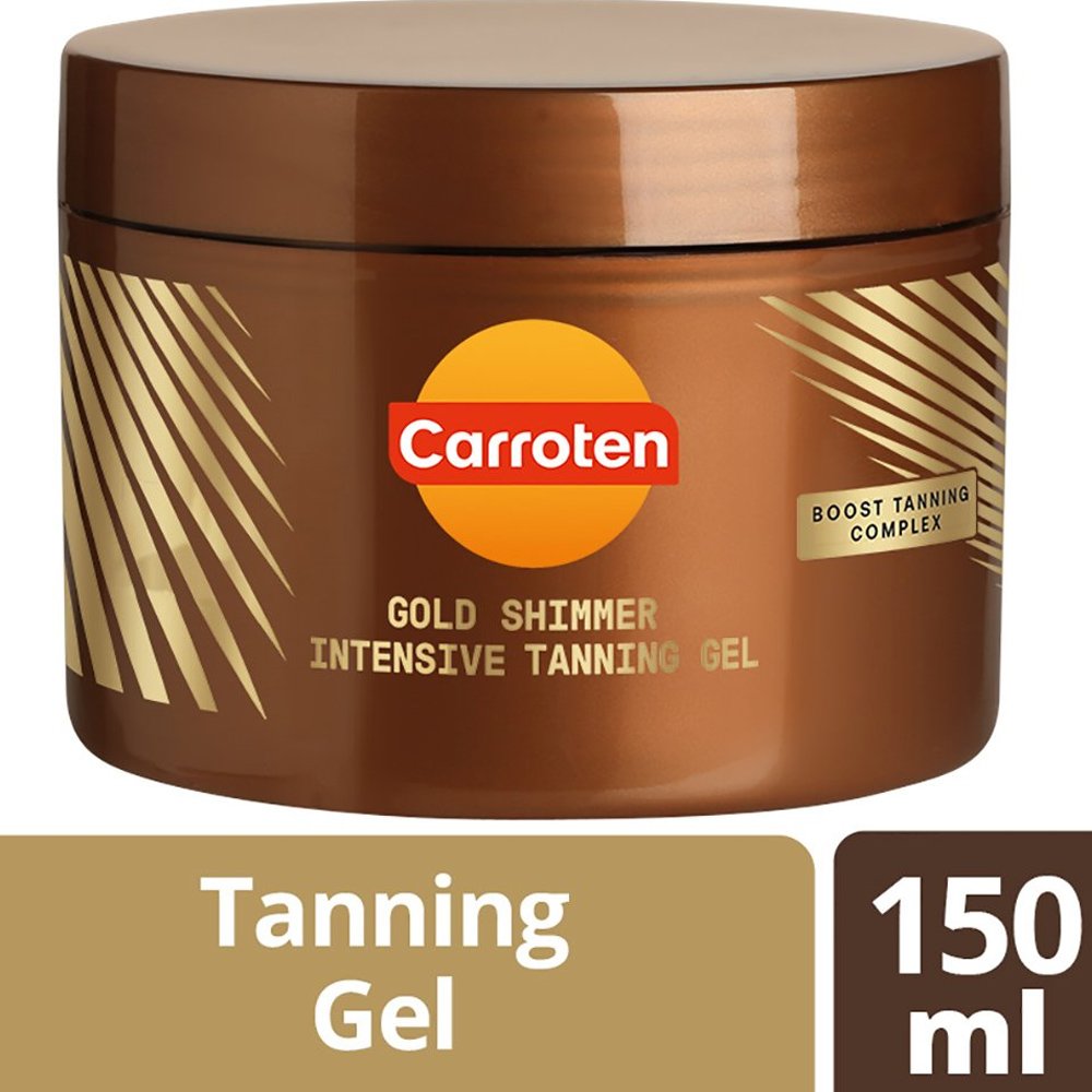 Carroten Gold Shimmer Intensive Tanning Gel Ιριδίζον για Πολύ Έντονο Μαύρισμα 150ml